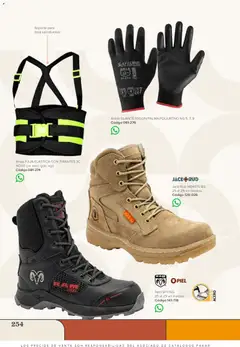 Vista previa de SC Pakar catálogo Hombre, nuevo folleto de la tienda, válido en México a partir del 31/07/2026 | Página: 254 | Productos: Tirantes, Guante, Faja