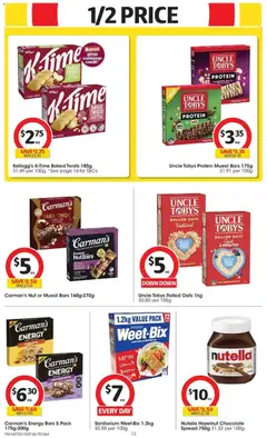 Preview of Coles catalogue TAS - valid from 15/07/2026 | Page: 12 | Products: Chocolate, Nutella, Oats, Sugar