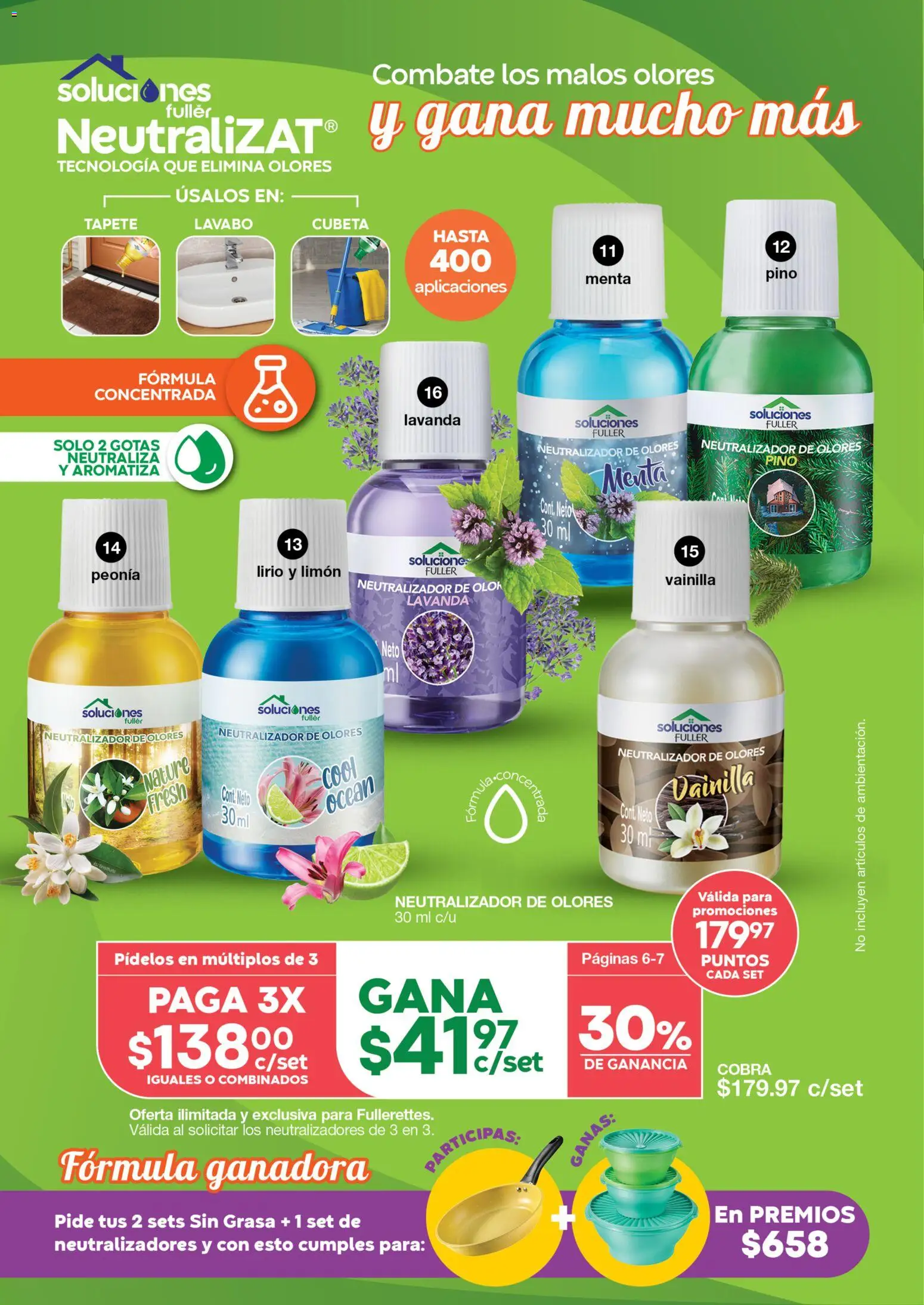 Nuevas ofertas de Fuller válidas en toda la República Mexicana desde el 10.06.2026. ¡Encuentra las mejores ofertas en Fuller Gana Mas 5 2026! | Página: 8 | Productos: Limón, Lavabo, Tapete