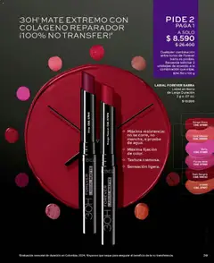 Catálogo L'Bel Campaña 10 válido desde el 01.06.2026 | Página: 39 | Productos: Mate, Labial
