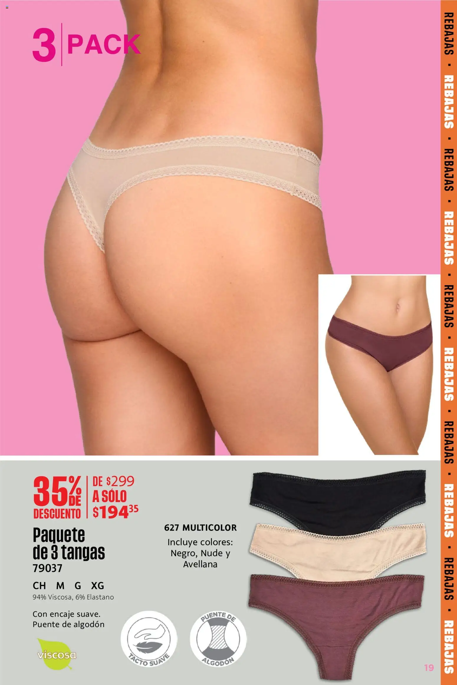 Nuevas ofertas de Ilusión válidas en toda la República Mexicana desde el 01.06.2026. ¡Encuentra las mejores ofertas en Ilusión catálogo Rebajas de Verano! | Página: 19 | Productos: Algodón