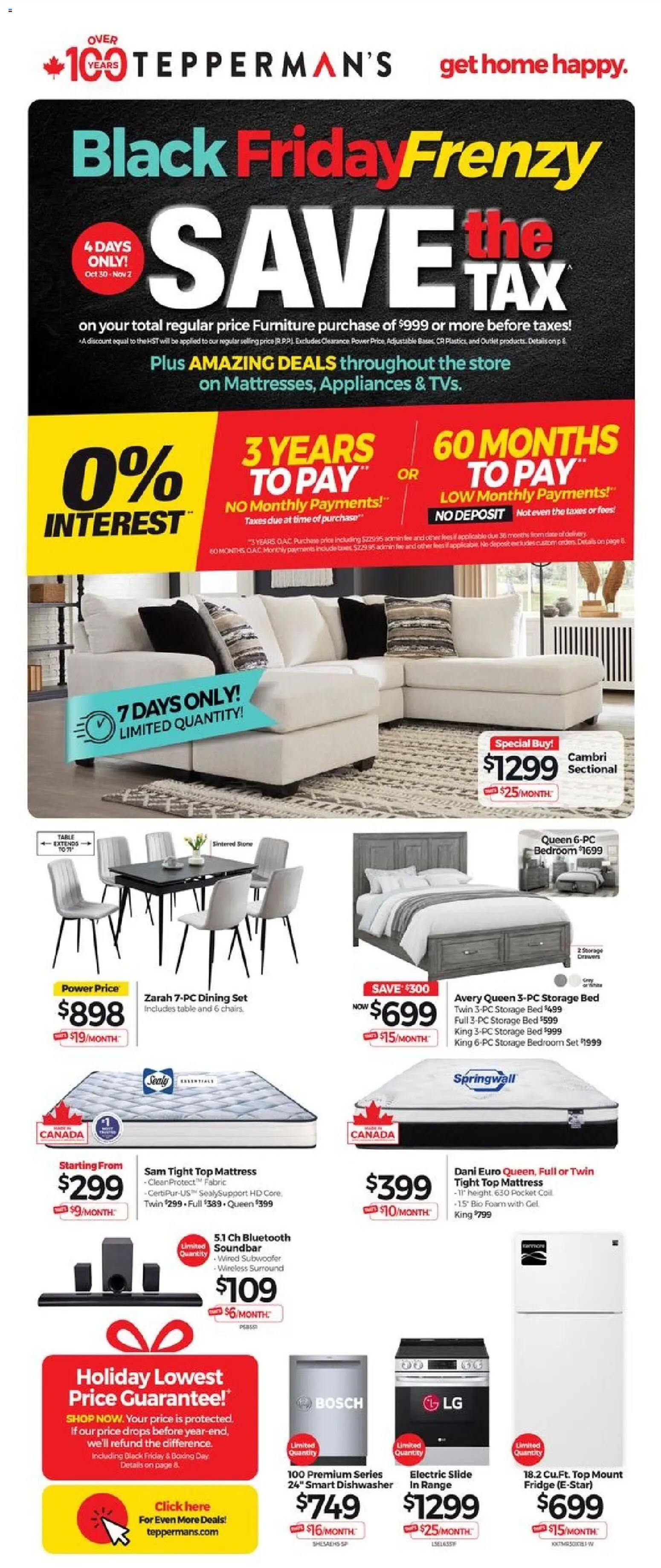 Tepperman's flyer valid from Oct 30, 2026 | Page: 1