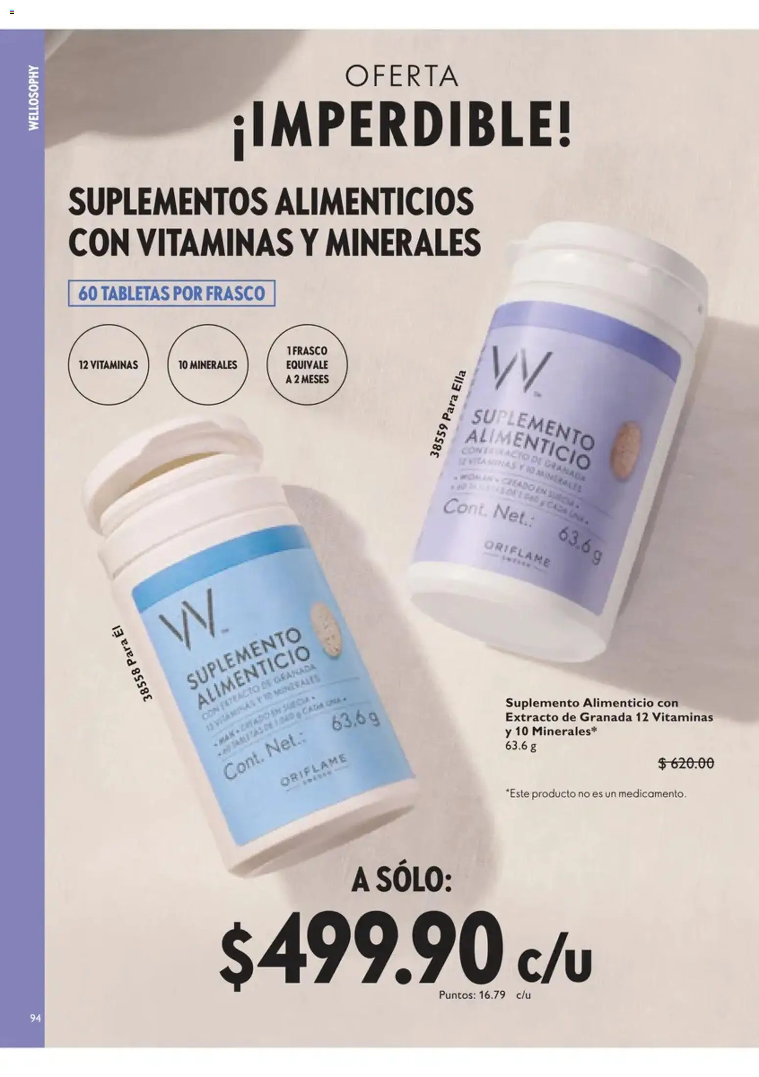 Nuevas ofertas de Oriflame válidas en toda la República Mexicana desde el 12/09/2026. ¡Encuentra las mejores ofertas en Oriflame campaña 13 2026! | Página: 94