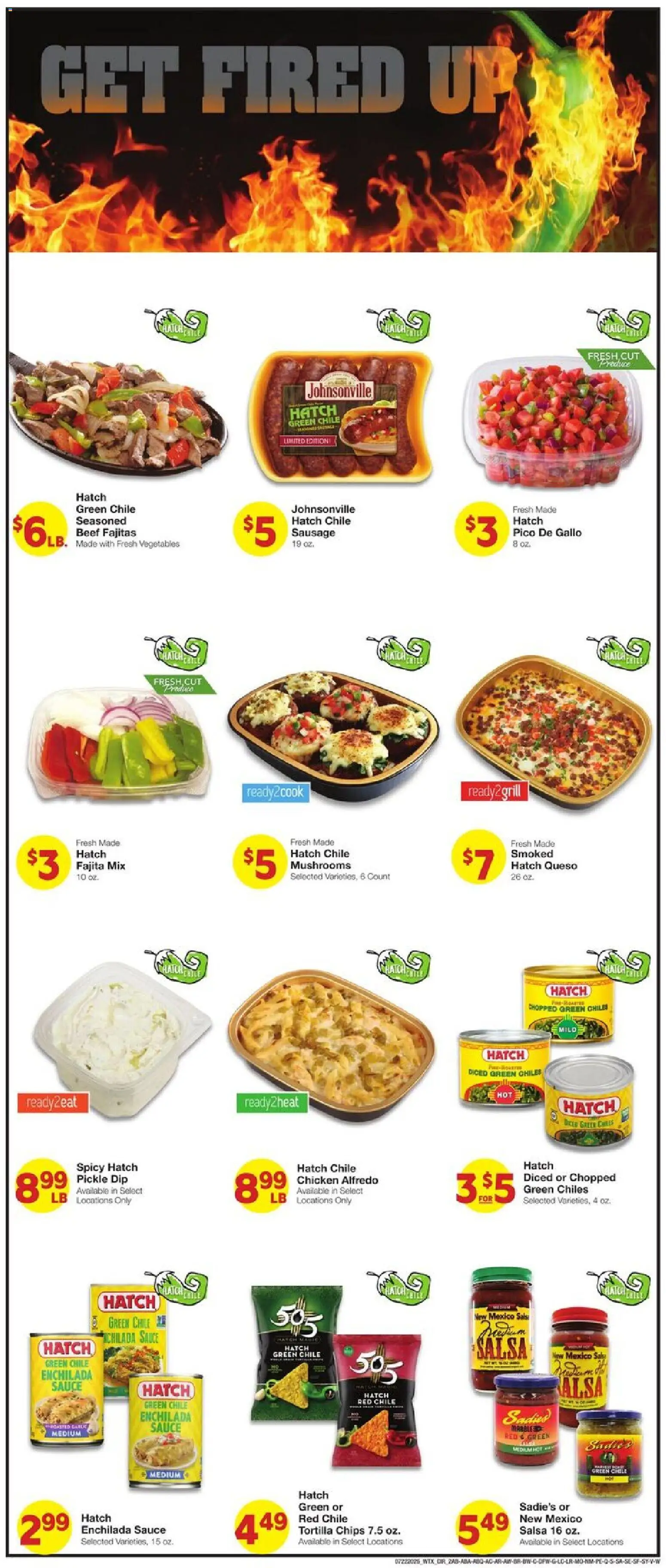 United Supermarkets Weekly Ad - valid from 07/22/2026 | Page: 2 | Products: Mushrooms, Beef, Sauce, Sausage