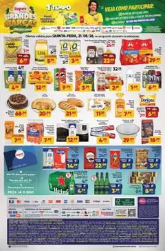 Lopes Supermercados - Ofertas da semana - Pré-Visualização do folheto da loja Lopes Supermercados, válido de 21.05.2026 | Página: 2 | Produtos: Energético, Doriana, Cerveja Heineken, Rosquinha