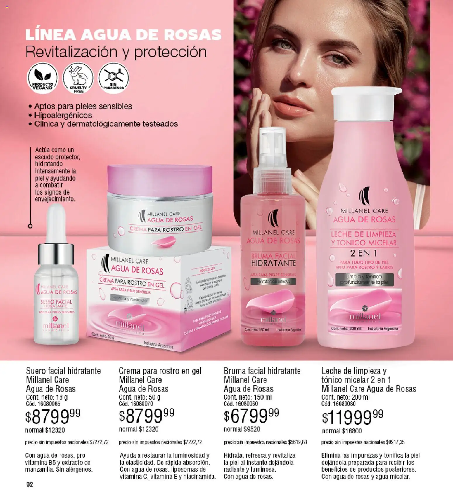Millanel - Catálogo │ válido desde el 30/03/2026 | Página: 92 | Productos: Bruma, Agua, Leche, Crema