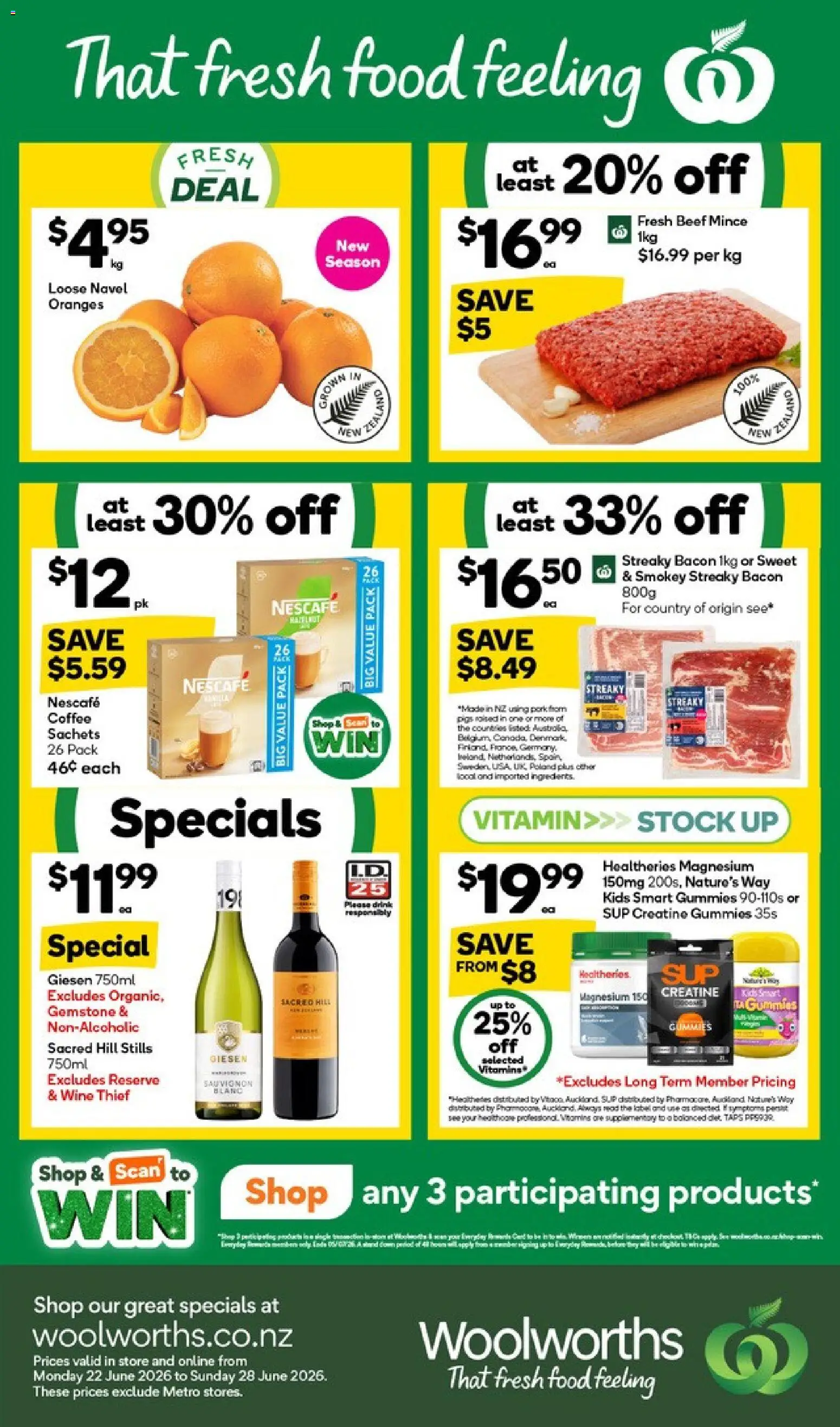 Woolworths catalogue from 22 Jun 2026 | Page: 1