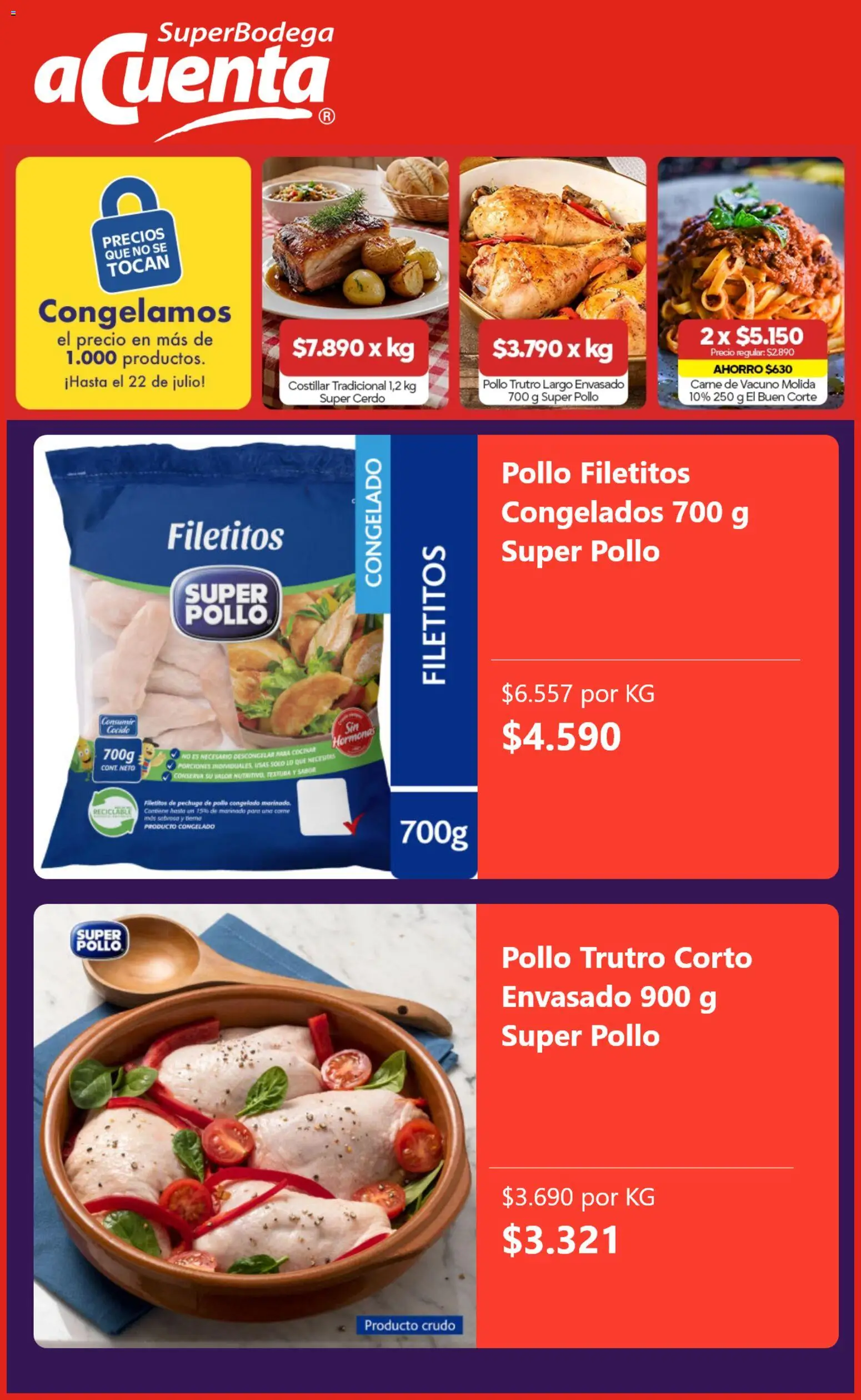Super Bodega aCuenta Ofertas │ válido desde el 26.05.2026 | Página: 4 | Productos: Pollo, Cerdo