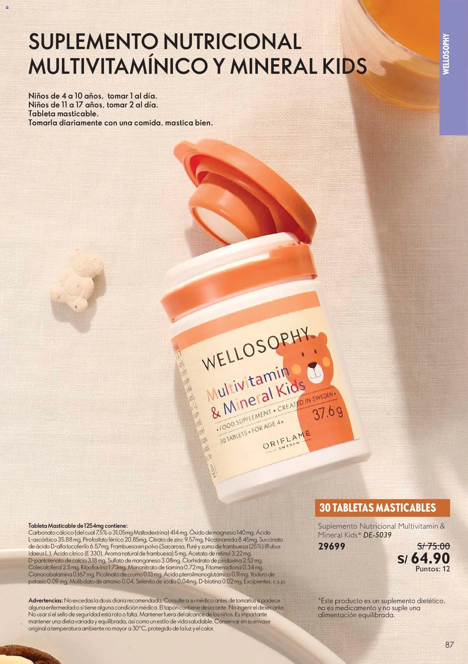 Catálogo Oriflame válido desde 01/08/2026 | Página: 87 | Productos: Tableta, Polvo