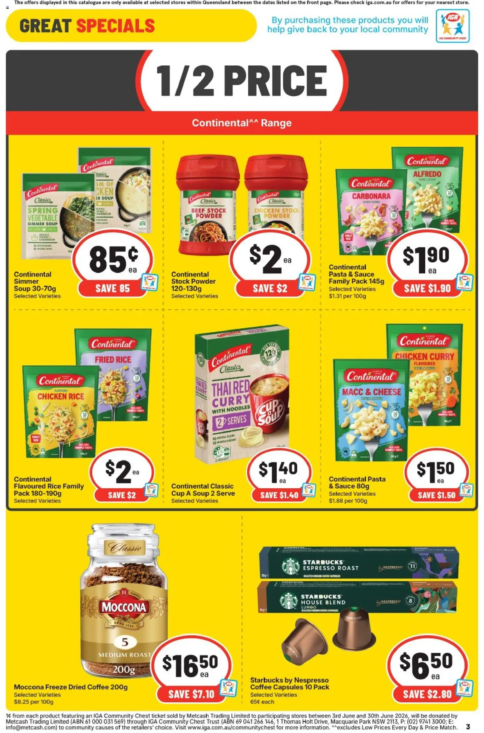 IGA catalogue - valid from 10/06/2026 | Page: 3 | Products: Shampoo, Deodorant, Antiperspirant, Cotton tips