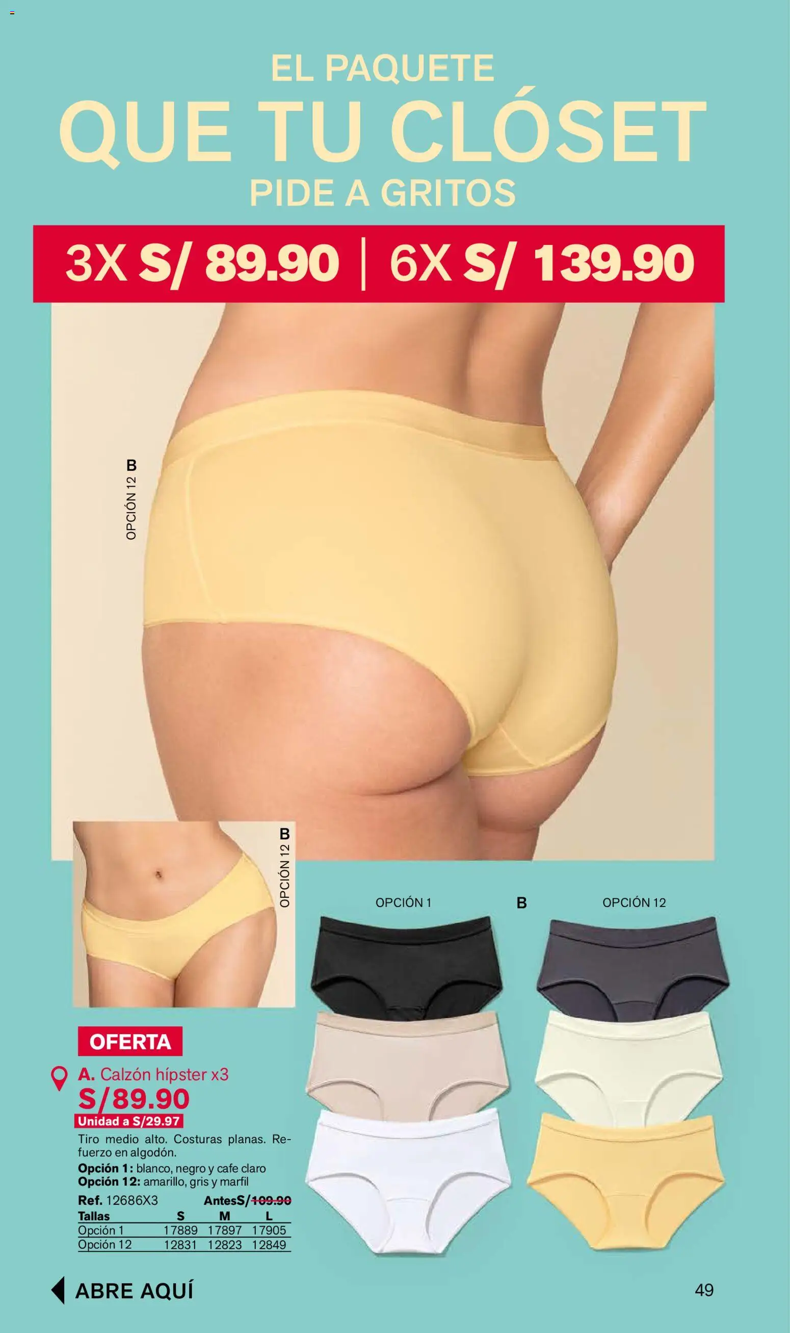 Catálogo Leonisa válido desde 24/08/2026 | Página: 49 | Productos: Café, Clóset