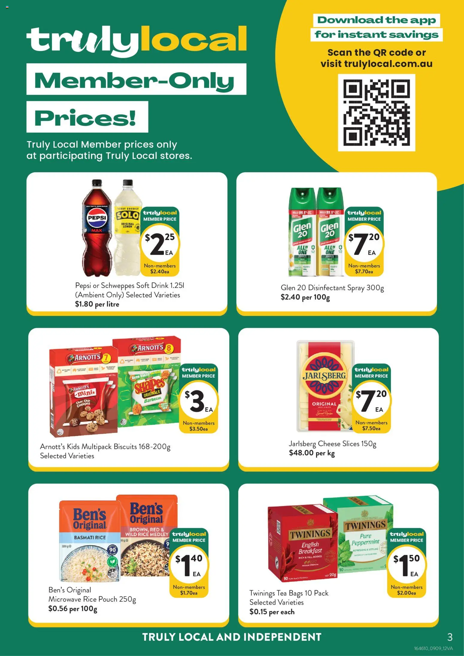 Foodworks catalogue - valid from 09/09/2026 | Page: 3 | Products: Rice, Tea, Pepsi, Basmati rice