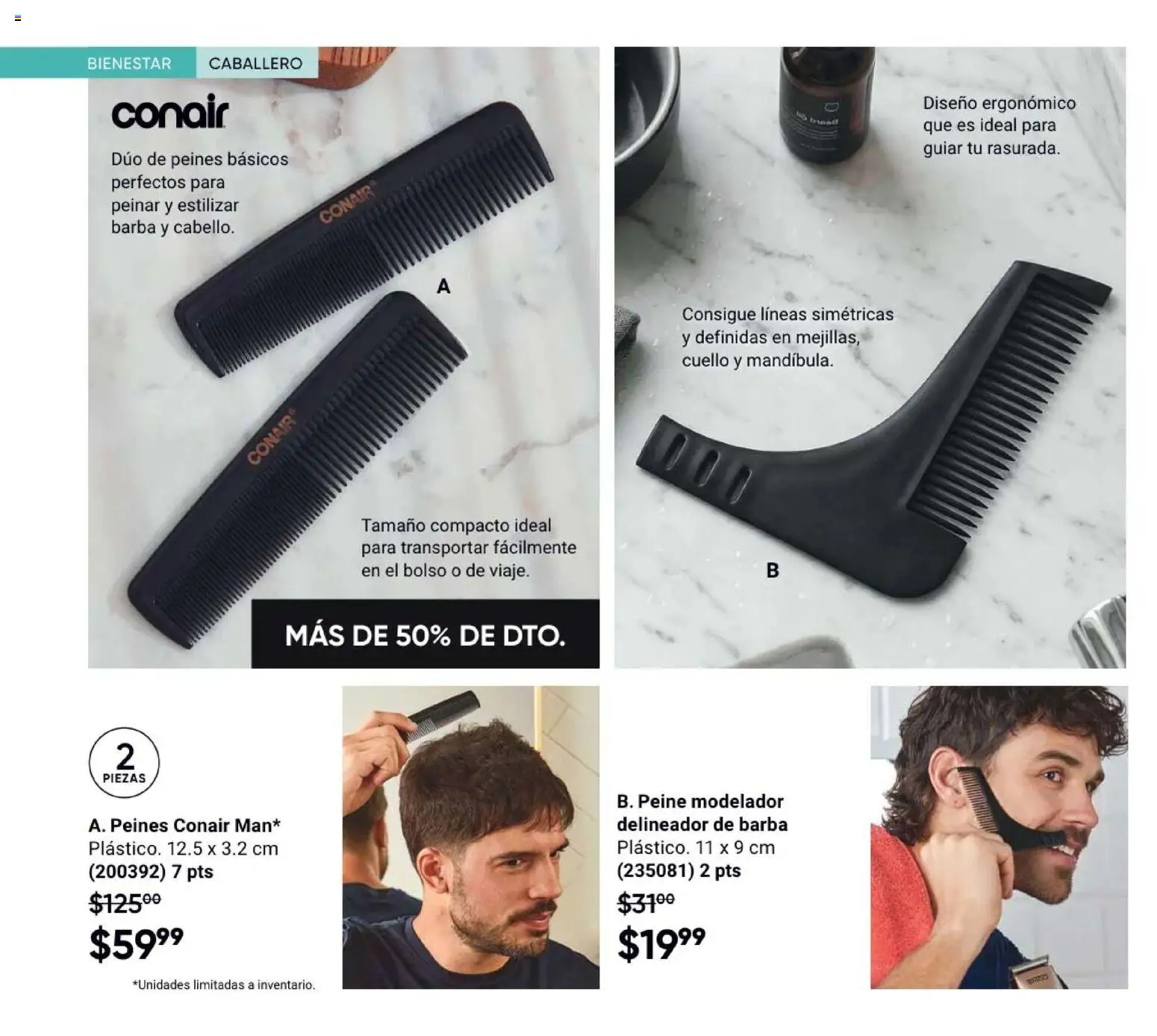 Nuevas ofertas de AVON válidas en toda la República Mexicana desde el 31/07/2026. ¡Encuentra las mejores ofertas en AVON Casa & Estilo 12 2026! | Página: 132 | Productos: Bolso, Peine, Delineador