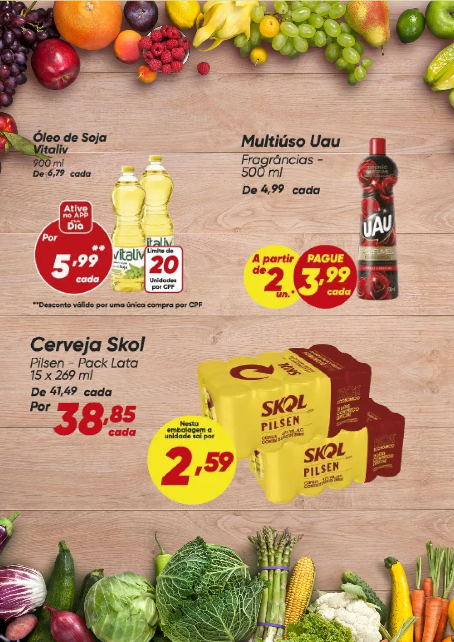 Dia Folheto - válido de 13/08/2026 | Página: 2 | Produtos: Óleo, Cerveja, Soja