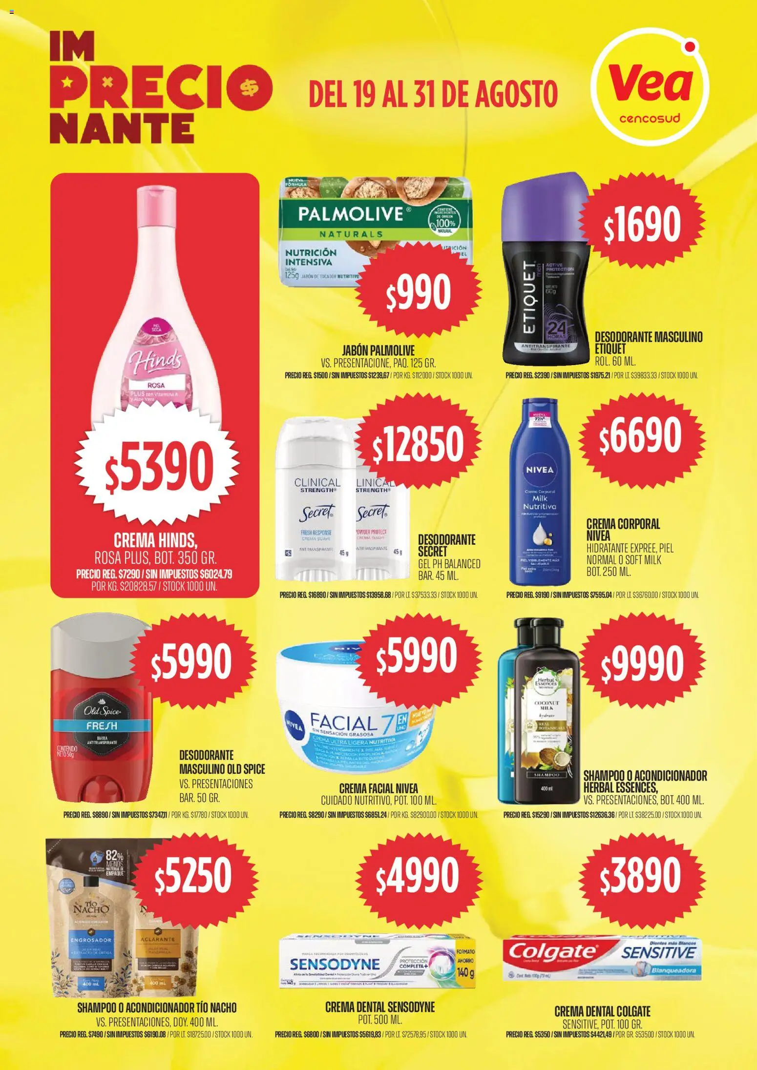 Vea ofertas │ válido desde el 18/08/2026 | Página: 12 | Productos: Jabón, Desodorante, Antitranspirante, Crema