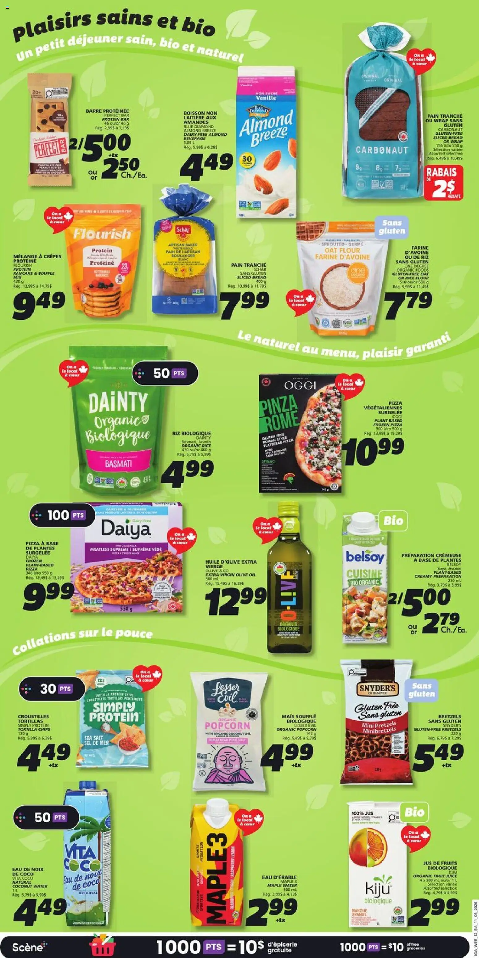 IGA flyer valid from 11.06.2026 | Page: 16 | Products: Rice, Chips, Bread, Juice