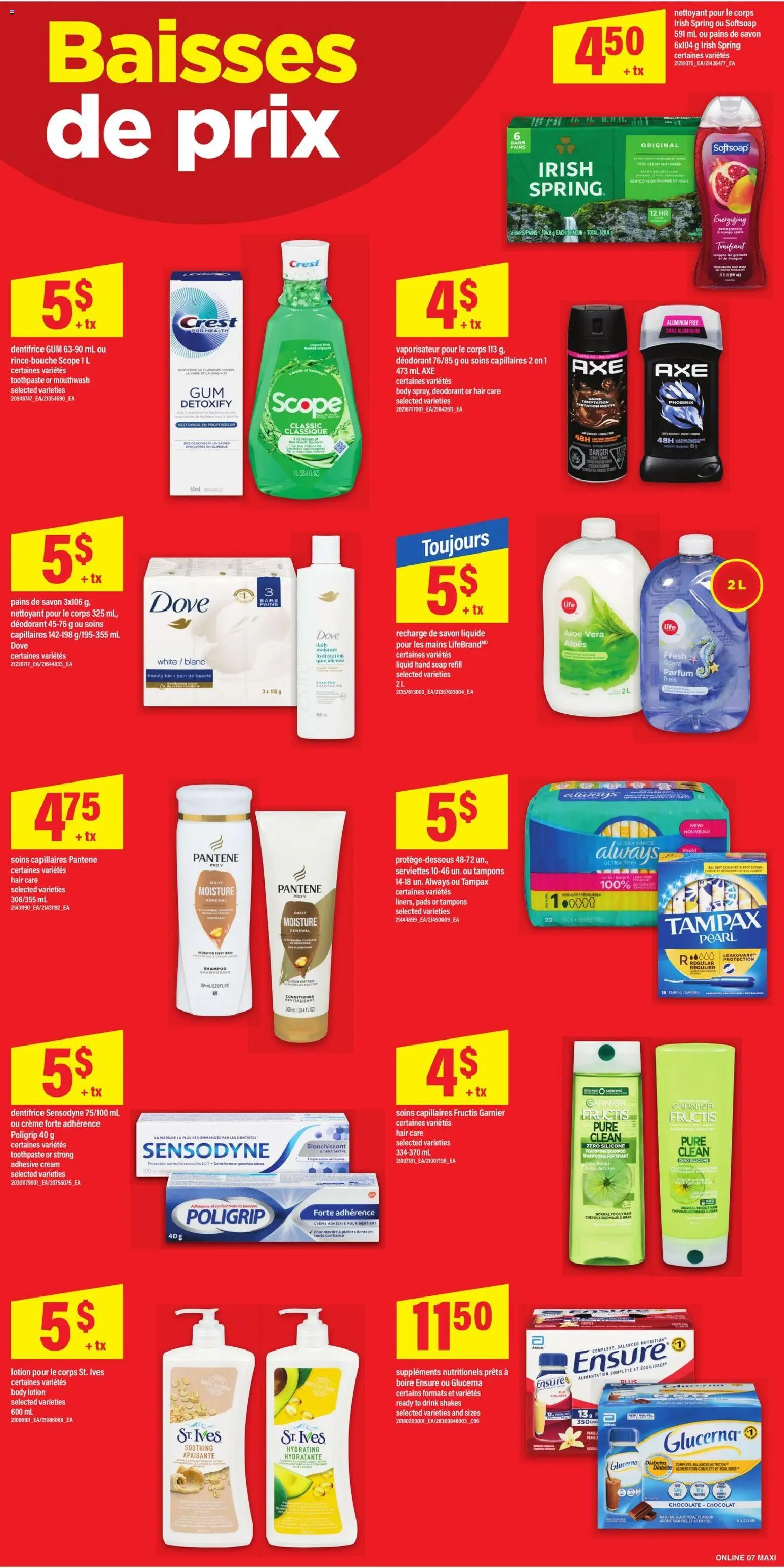 Maxi flyer valid from Sep 24, 2026 | Page: 13 | Products: Citrus, Conditioner, Deodorant, Chocolate