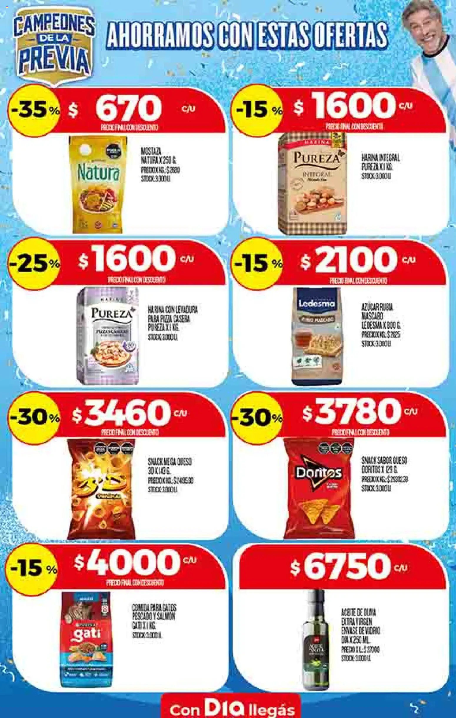 Dia - Ofertas - Salta y Jujuy │ válido desde el 20.05.2026 | Página: 34 | Productos: Harina, Azucar, Queso, Pizza