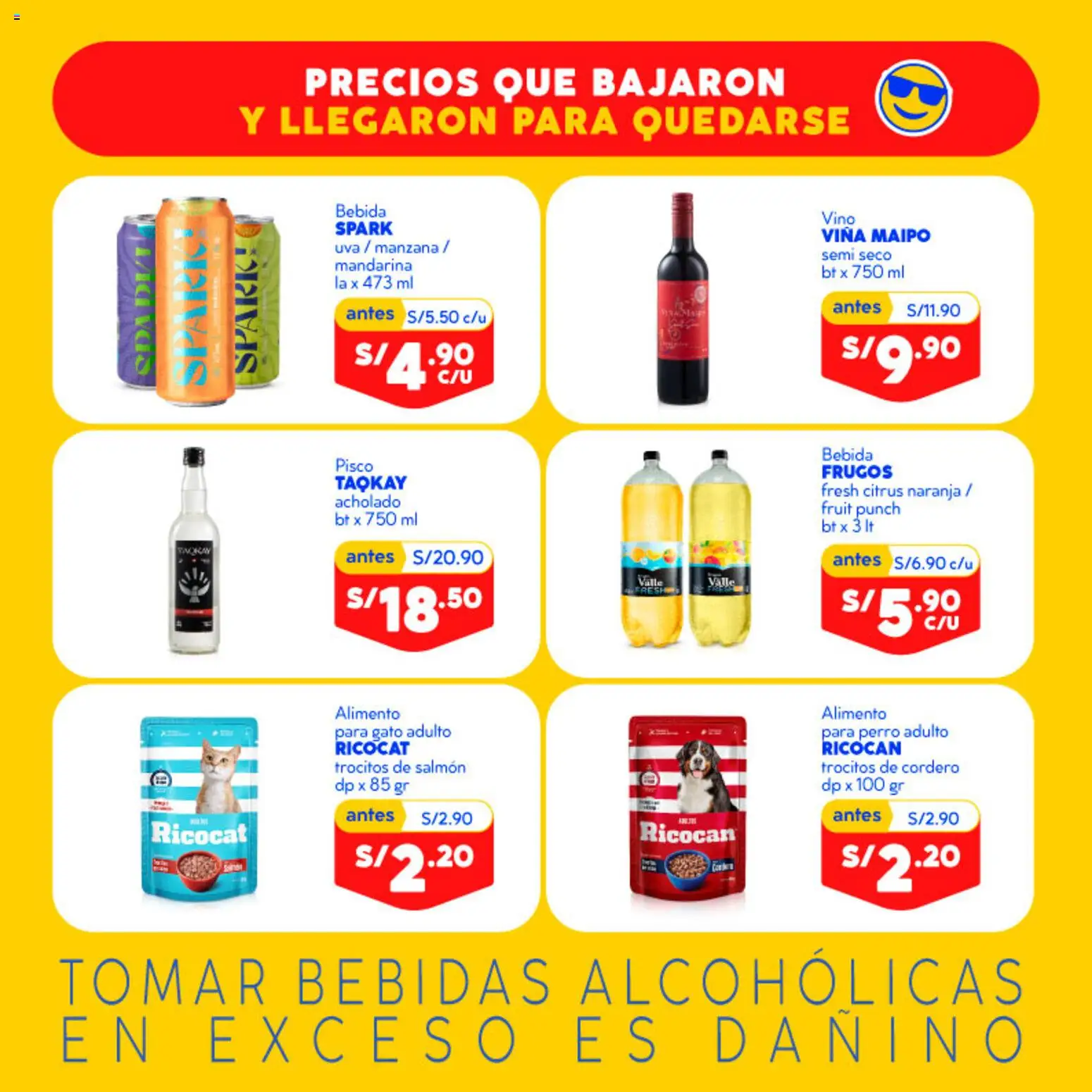 Catálogo Mass válido desde 15/09/2026 | Página: 4 | Productos: Bebidas, Vino, Salmón