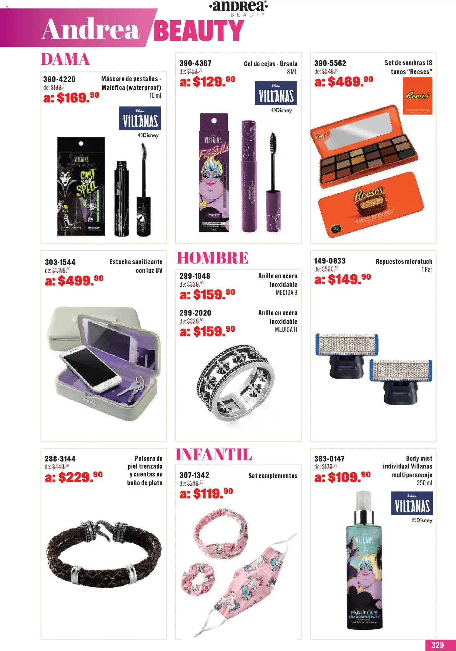 Nuevas ofertas de Andrea válidas en toda la República Mexicana desde el 03.05.2026. ¡Encuentra las mejores ofertas en Andrea catálogo Outlet! | Página: 329 | Productos: Sanitizante, Body, Anillo, Baño