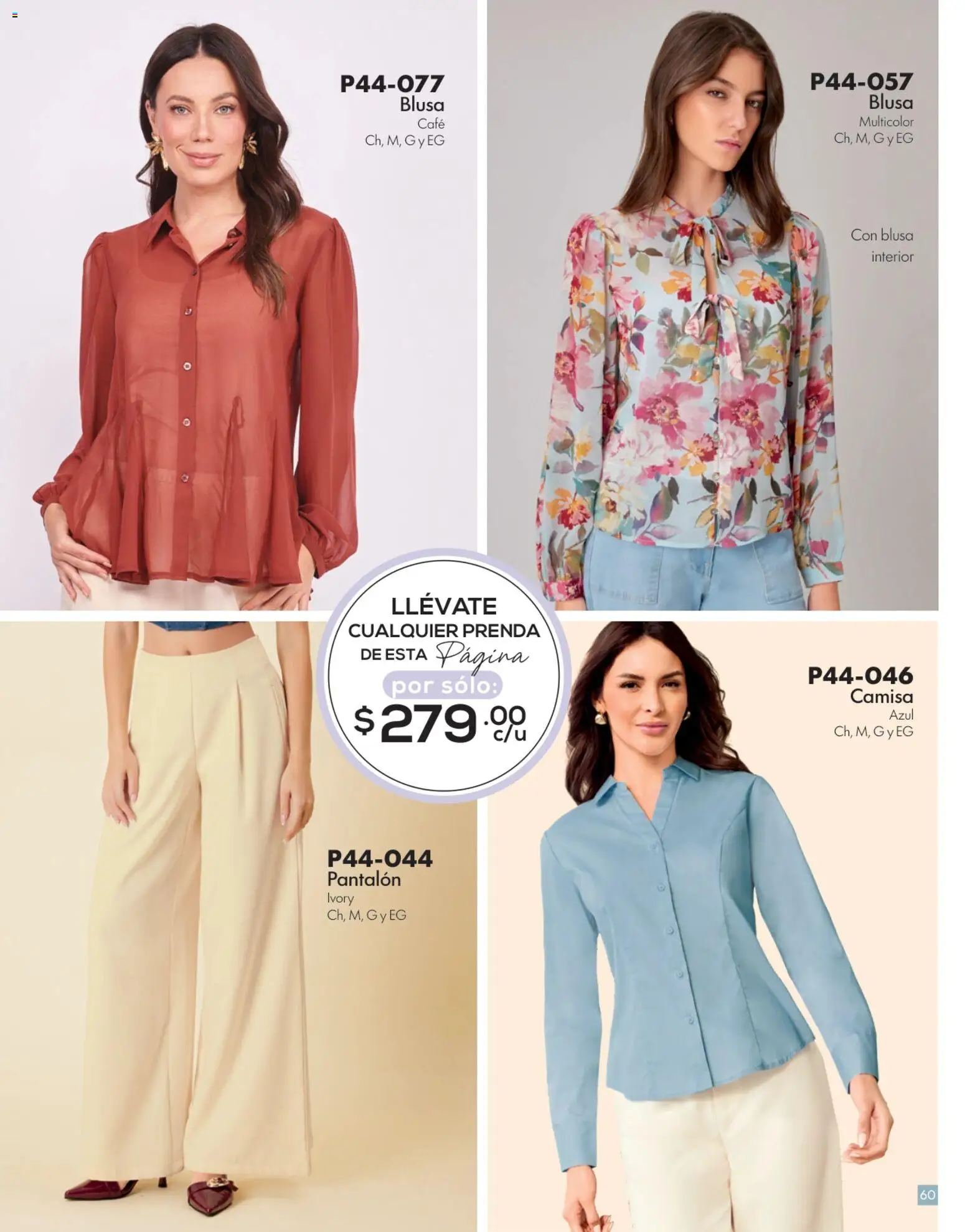 Nuevas ofertas de Cklass válidas en toda la República Mexicana desde el 15.06.2026. ¡Encuentra las mejores ofertas en Cklass catálogo Verano! | Página: 61 | Productos: Blusa, Camisa, Café