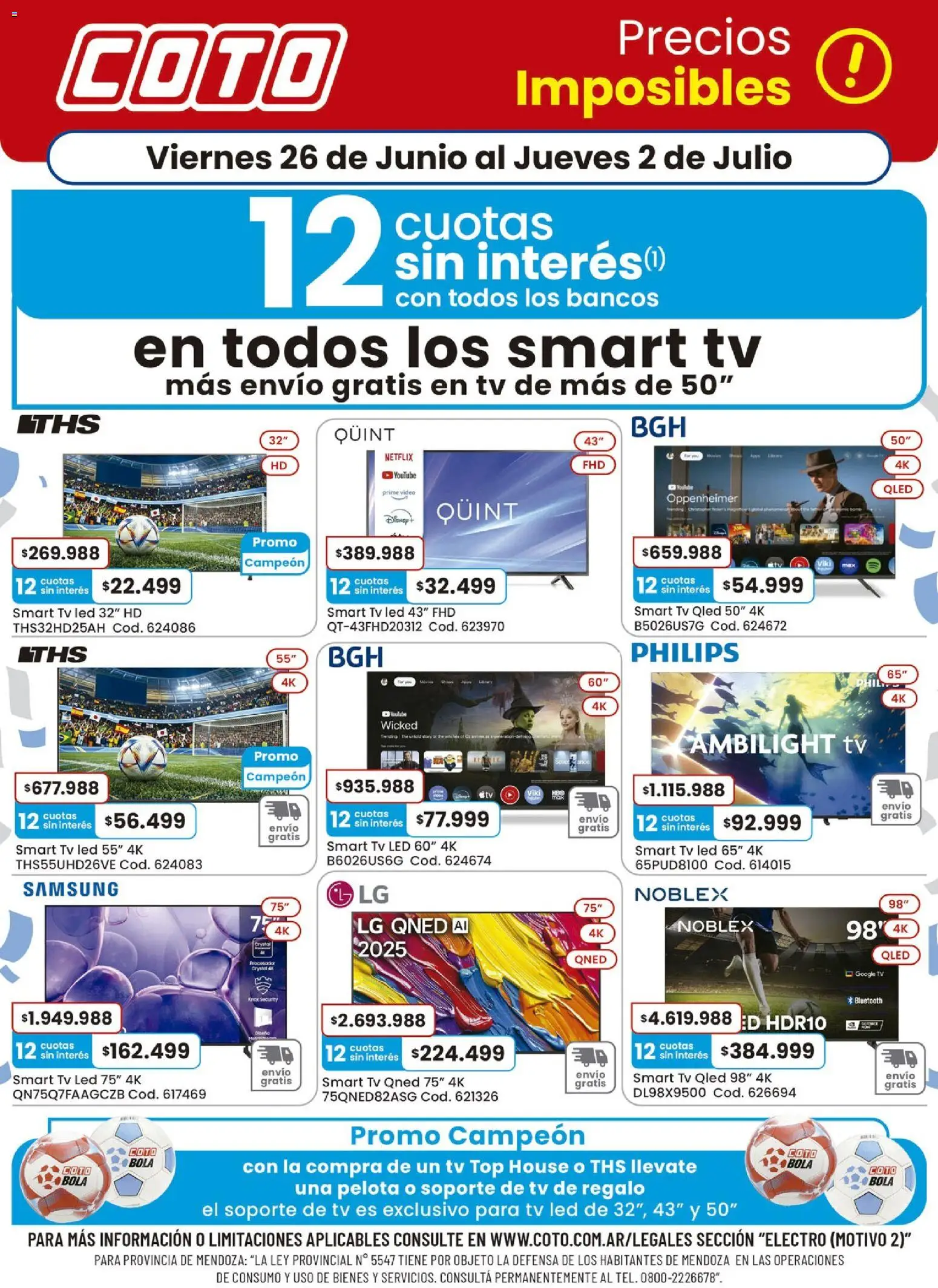 Coto - Electro Motivo C │ válido desde el 26/06/2026 | Página: 1 | Productos: Video, Top, Pelota