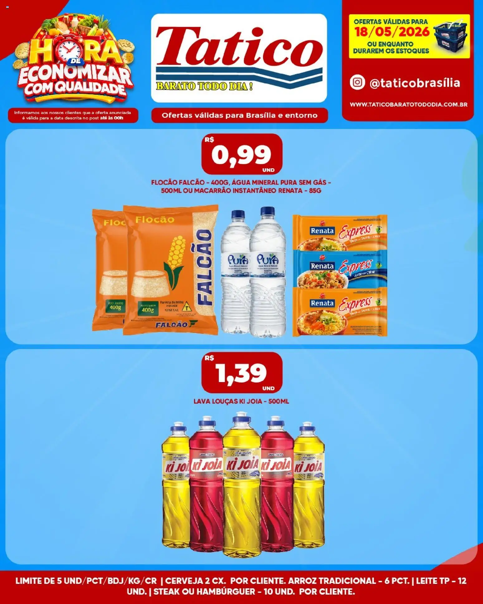 Tatico Folheto - válido de 19.05.2026 | Página: 21 | Produtos: Cama, Cerveja, Arroz, Água mineral