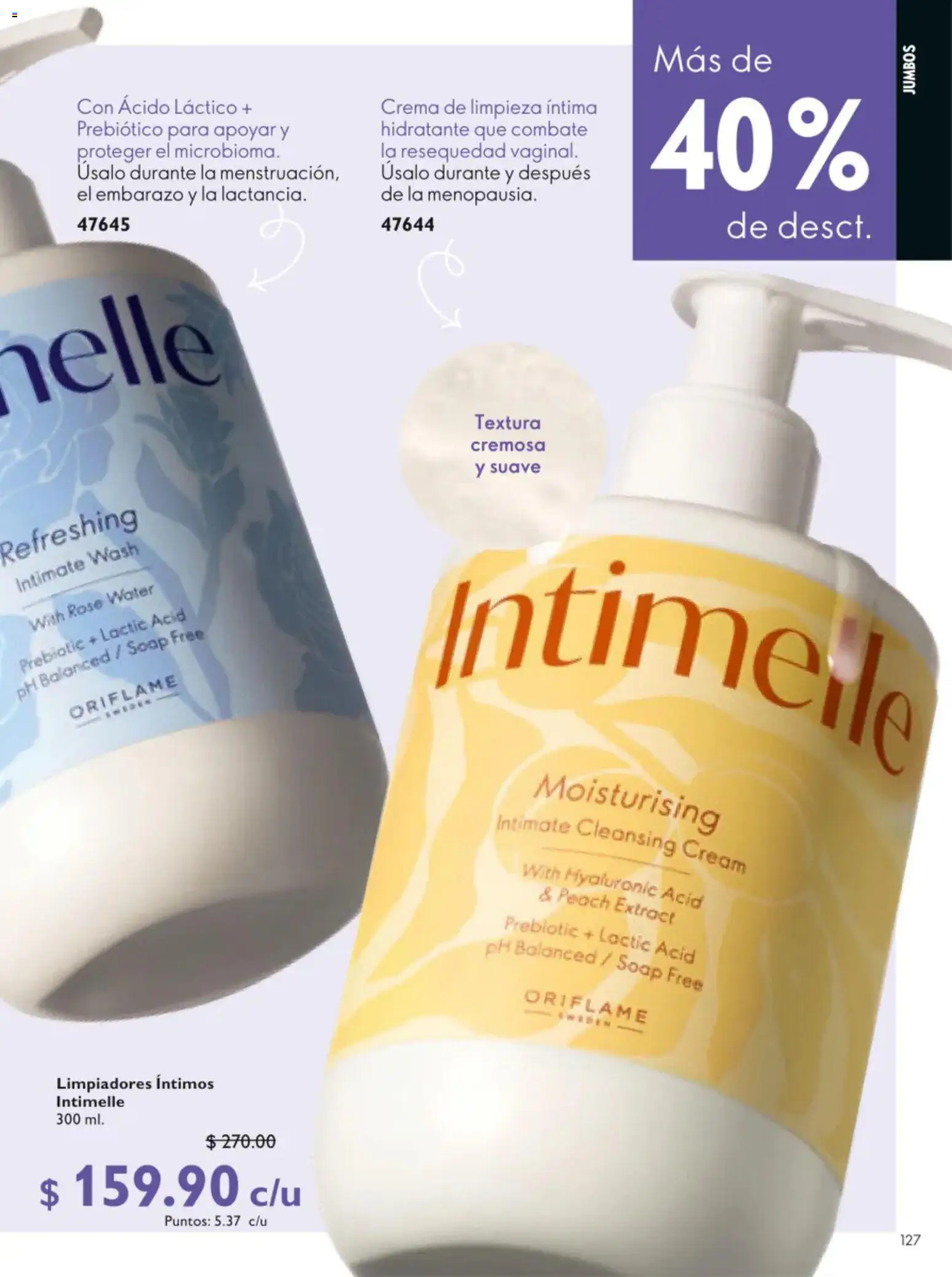 Nuevas ofertas de Oriflame válidas en toda la República Mexicana desde el 20/06/2026. ¡Encuentra las mejores ofertas en Oriflame campaña 9 2026! | Página: 127 | Productos: Crema de limpieza, Crema