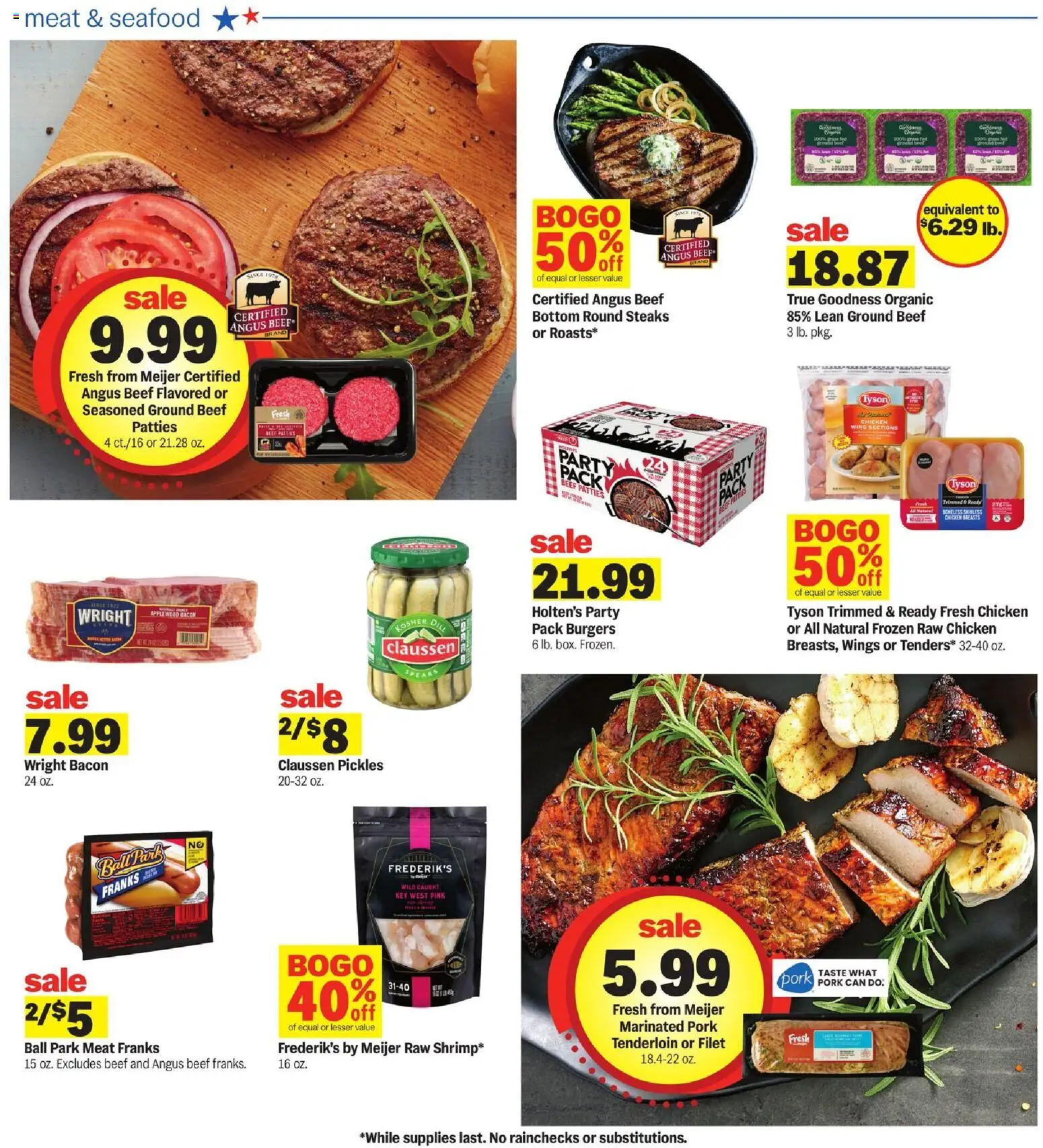 Meijer Weekly Ad - valid from 20.05.2026 | Page: 21 | Products: Pork, Beef, Seafood, Dill