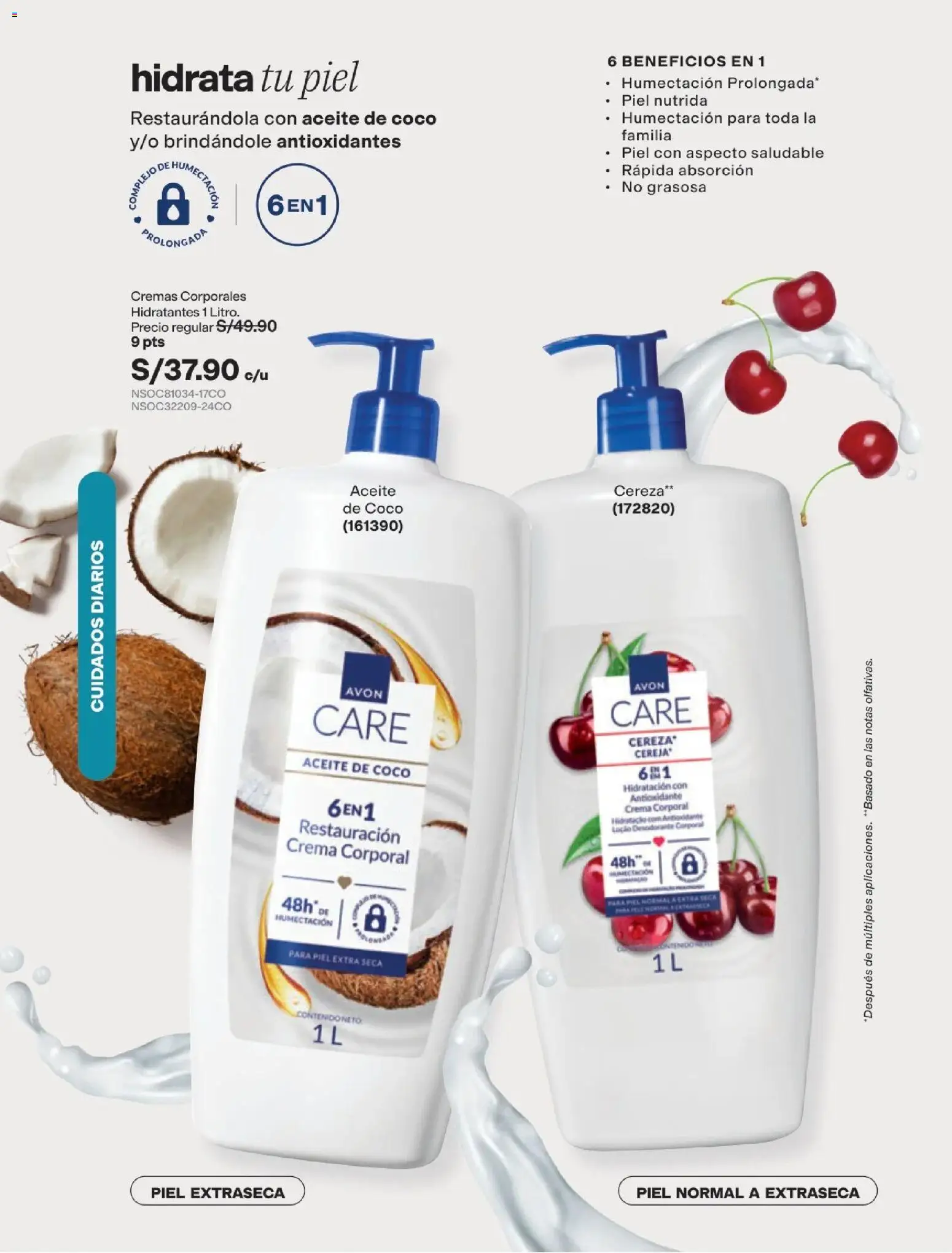 Catálogo Avon válido desde 29/08/2026 | Página: 125 | Productos: Aceite, Crema, Coco, Aceite de coco