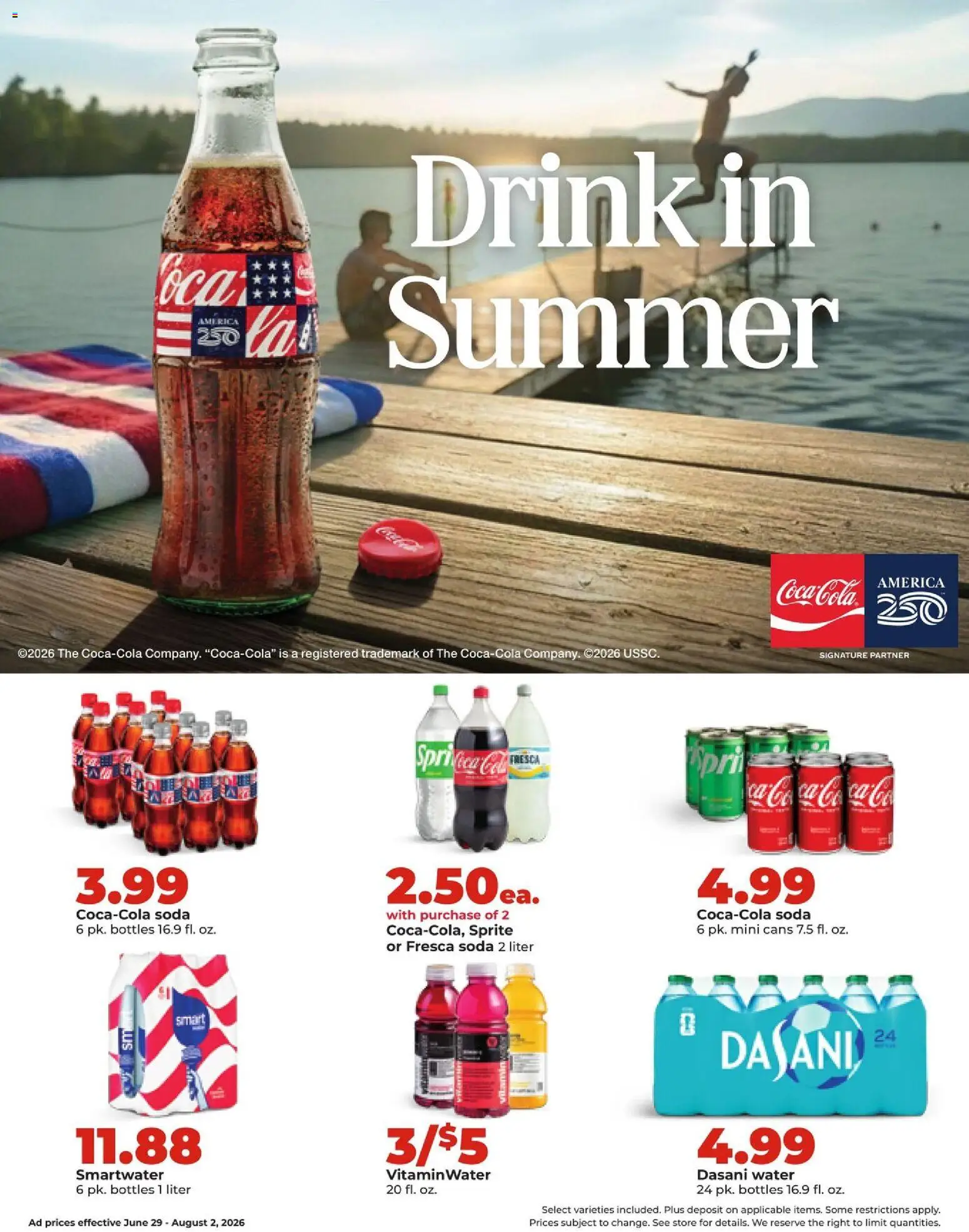 HyVee Monthly Ad - valid from 06/29/2026 | Page: 2 | Products: Water