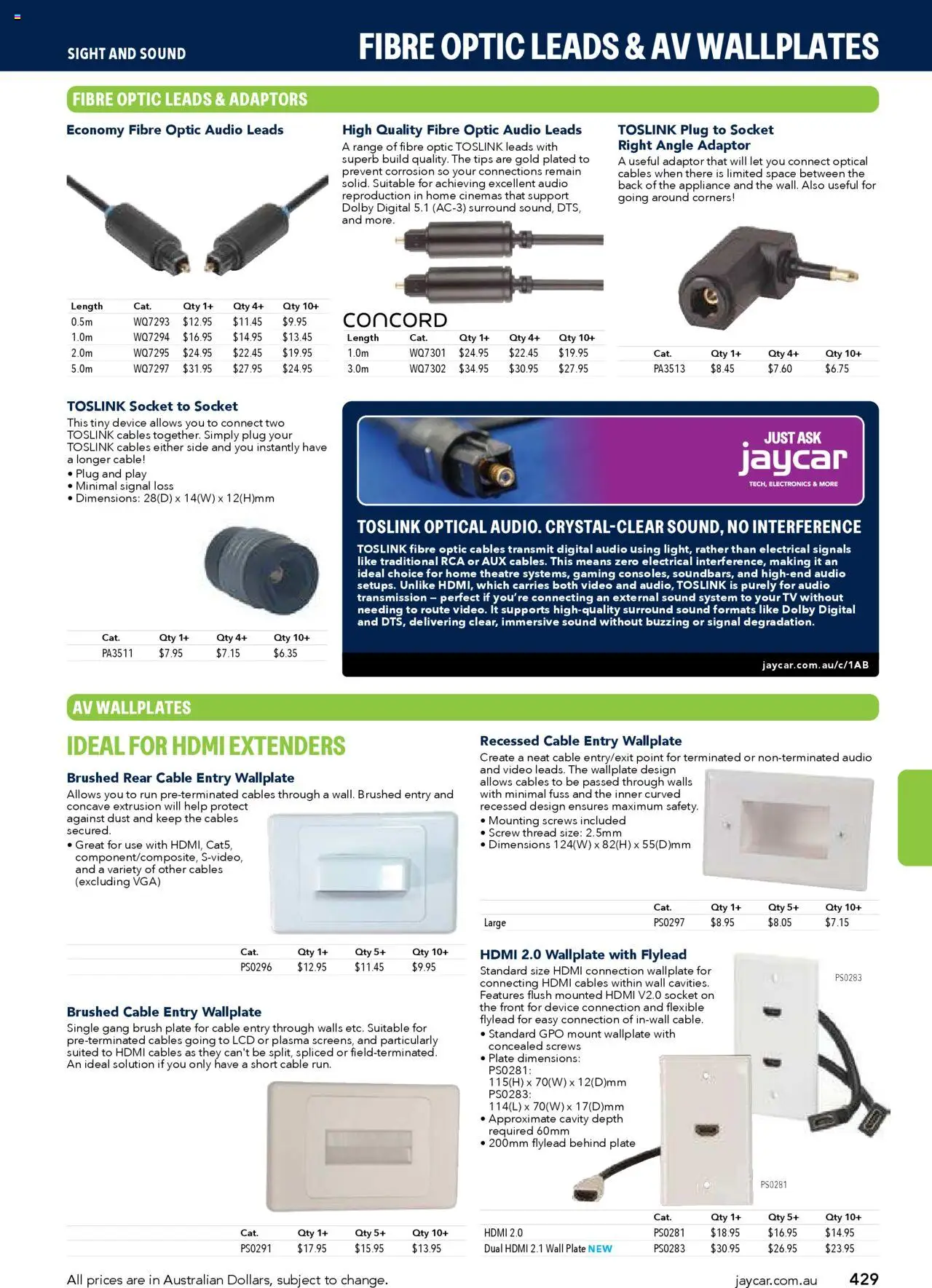 Jaycar catalogue - valid from 09/07/2025 | Page: 429 | Products: Brush, Appliance, Tv, Audio