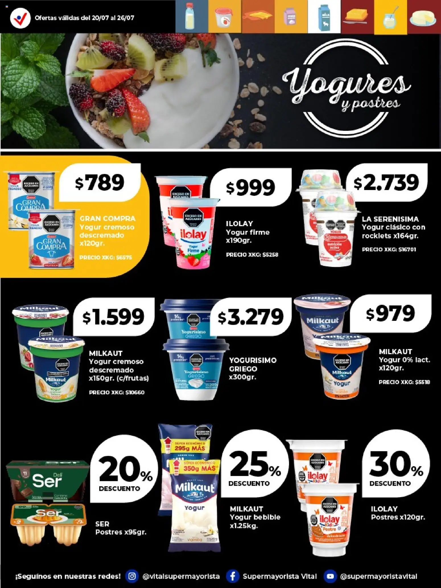 Vital - Especial de frescos │ válido desde el 20/07/2026 | Página: 5 | Productos: Yogur