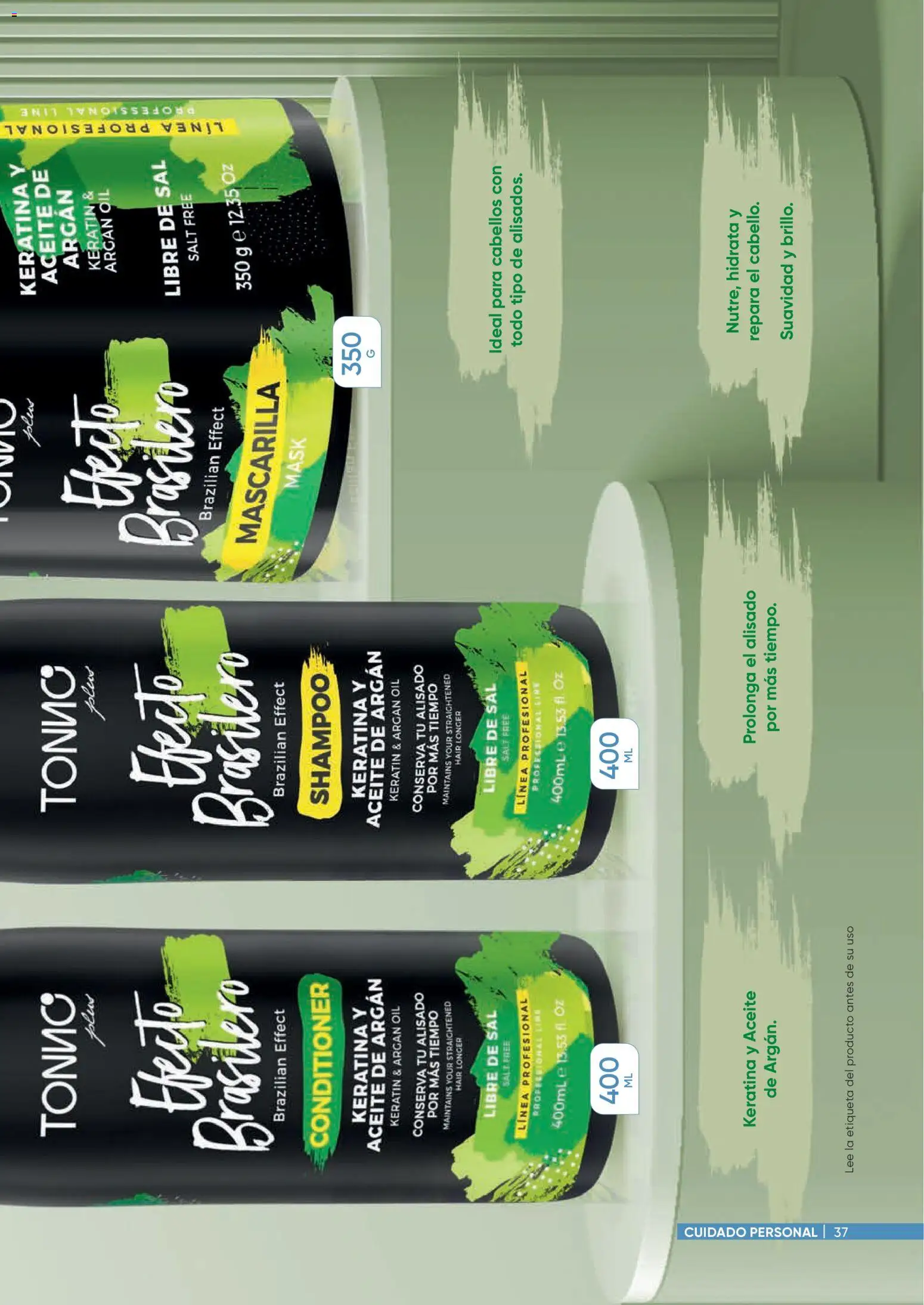 Catálogo Azzorti válido desde 09/03/2026 | Página: 37 | Productos: Shampoo, Sal, Aceite