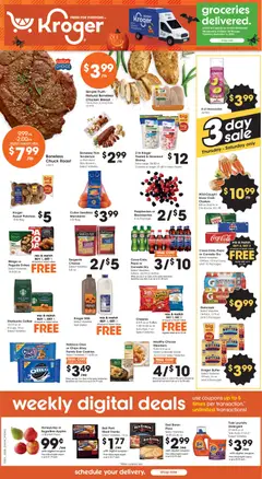 Preview of Kroger weekly ads valid from 10/28/2026
