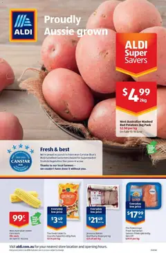 Preview of Aldi catalogue Special Buys - valid from 17.06.2026 | Page: 24 | Products: Beef, Salad, Potatoes, Vegetables