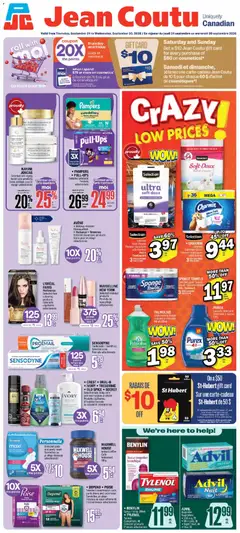 Preview of Jean Coutu weekly flyer from shop Jean Coutu valid from Sep 24, 2026