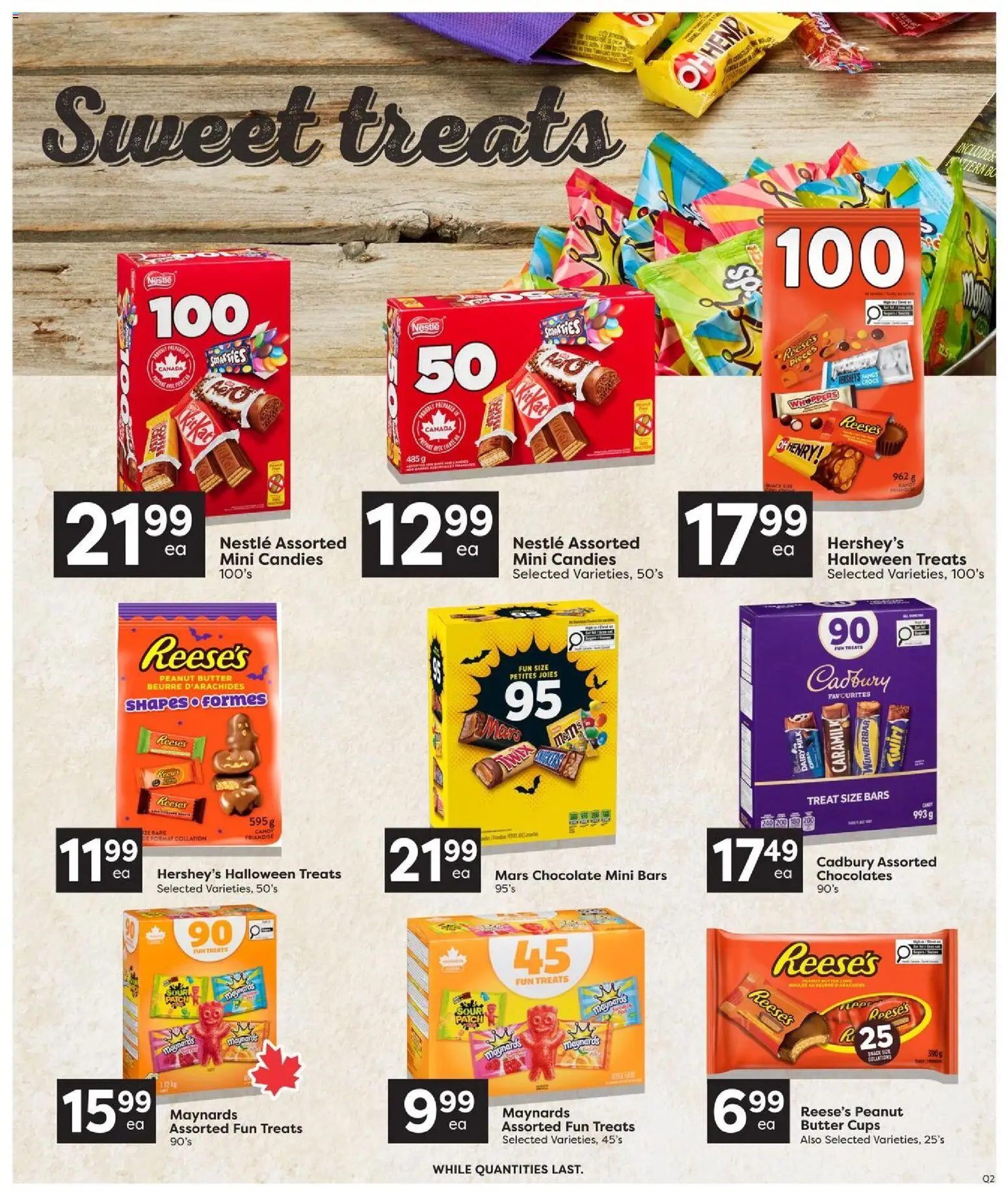 Quality Foods flyer valid from Sep 24, 2026 | Page: 10 | Products: Peanut butter, Milk, Butter, Chocolate