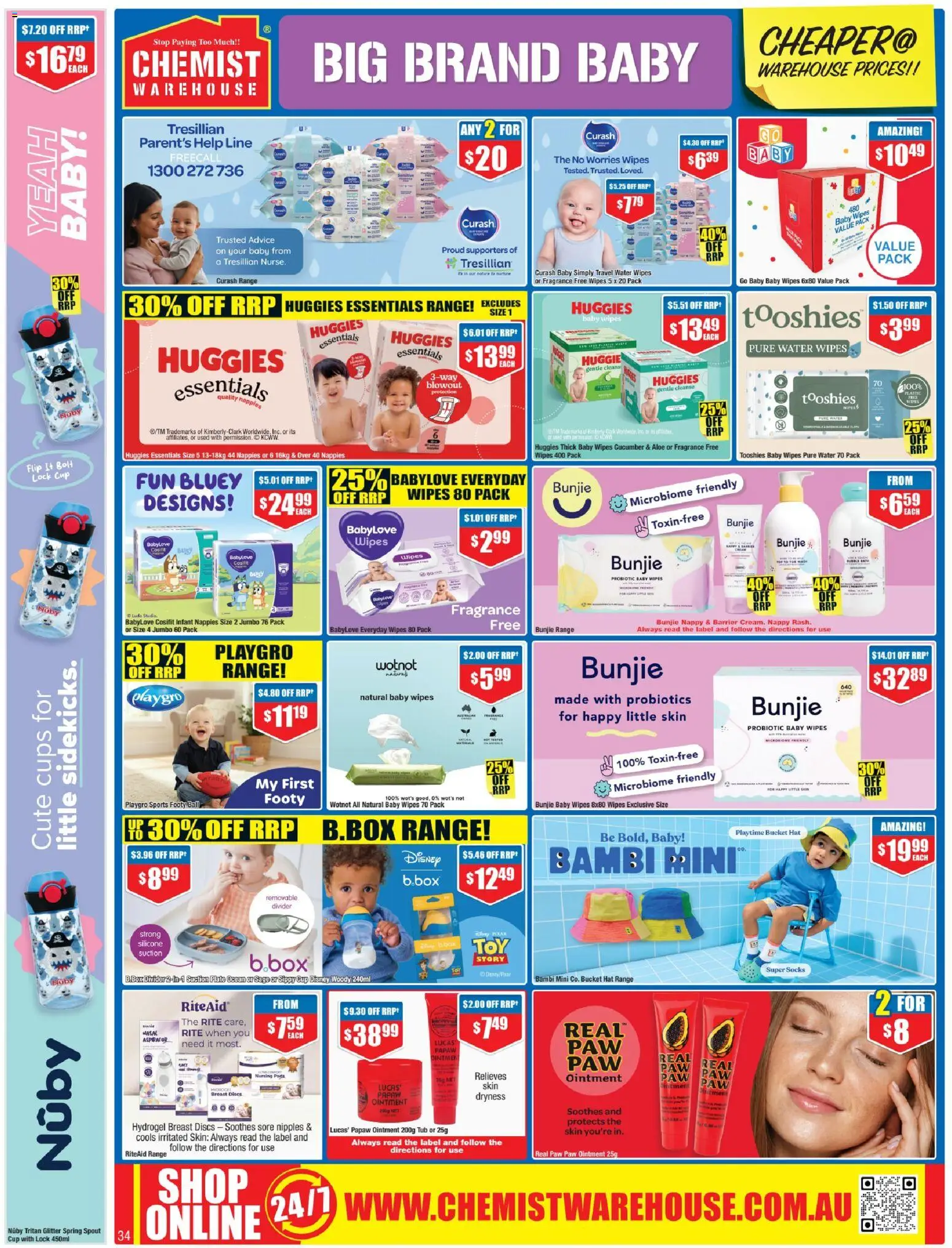 Chemist Warehouse catalogue - valid from 23.04.2026 | Page: 34 | Products: Bucket, Fragrance, Water, Pc