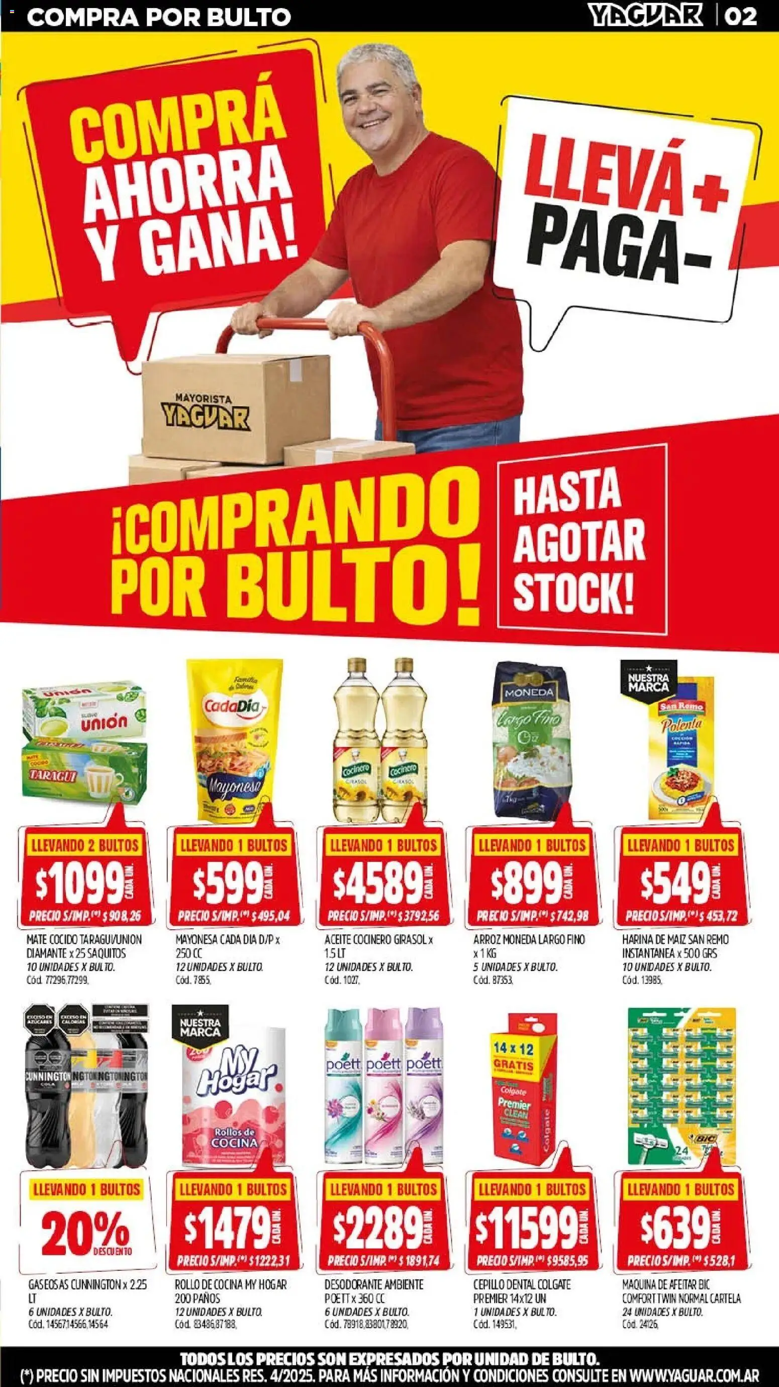 Yaguar - Oferta Semanal Córdoba │ válido desde el 25.05.2026 | Página: 2 | Productos: Mate, Cocina, Harina, Polenta