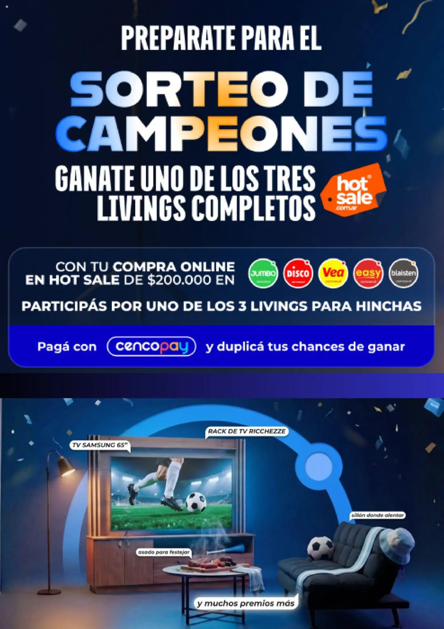 Blaisten - HOT SALE aviso │ válido desde el 06.05.2026 | Página: 1 | Productos: Disco, Sillón