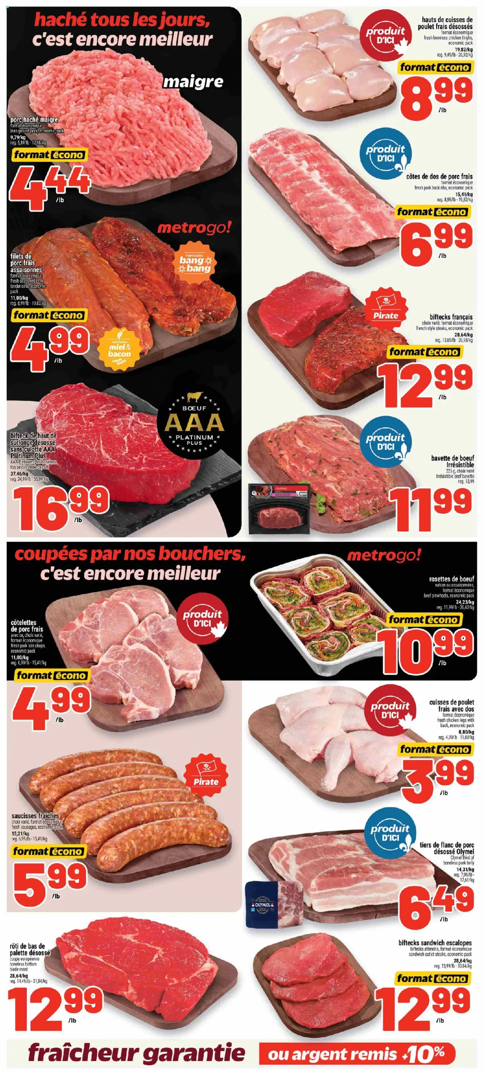 Metro flyer valid from Oct 1, 2026 | Page: 10 | Products: Beef, Cap, Bacon, Roast