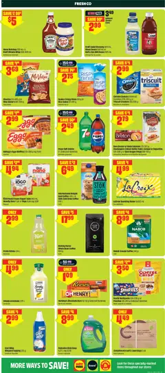 Preview of FreshCo weekly flyer / circulaire from shop FreshCo valid from Jul 9, 2026 | Page: 4 | Products: Rice, Cream, Cookies, Chicken