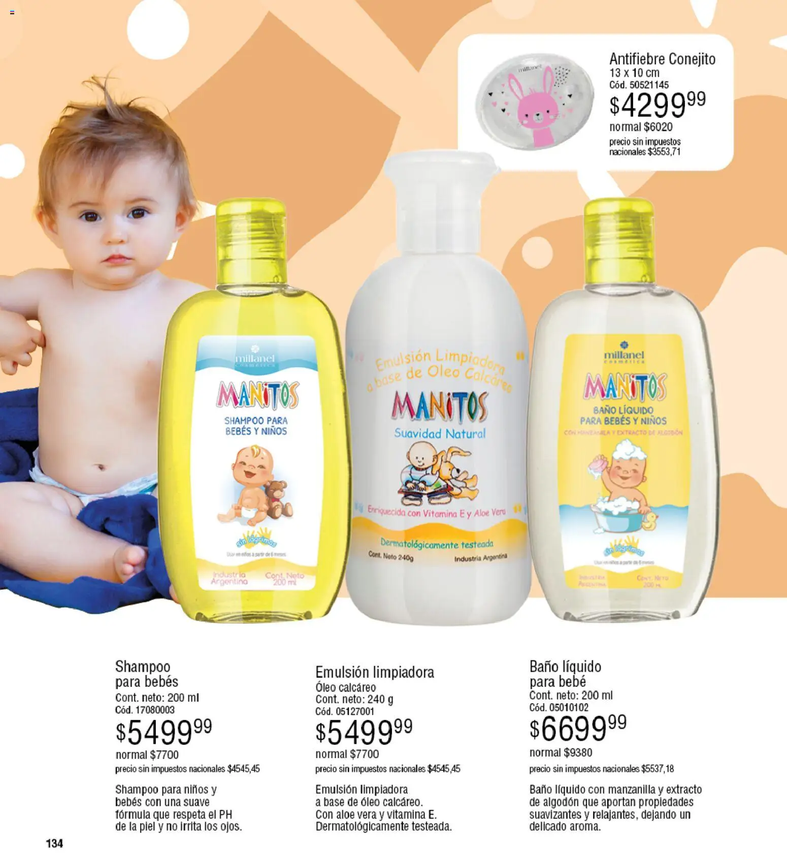 Millanel - Catálogo │ válido desde el 25.05.2026 | Página: 158 | Productos: Algodón, Baño, Shampoo, Emulsión