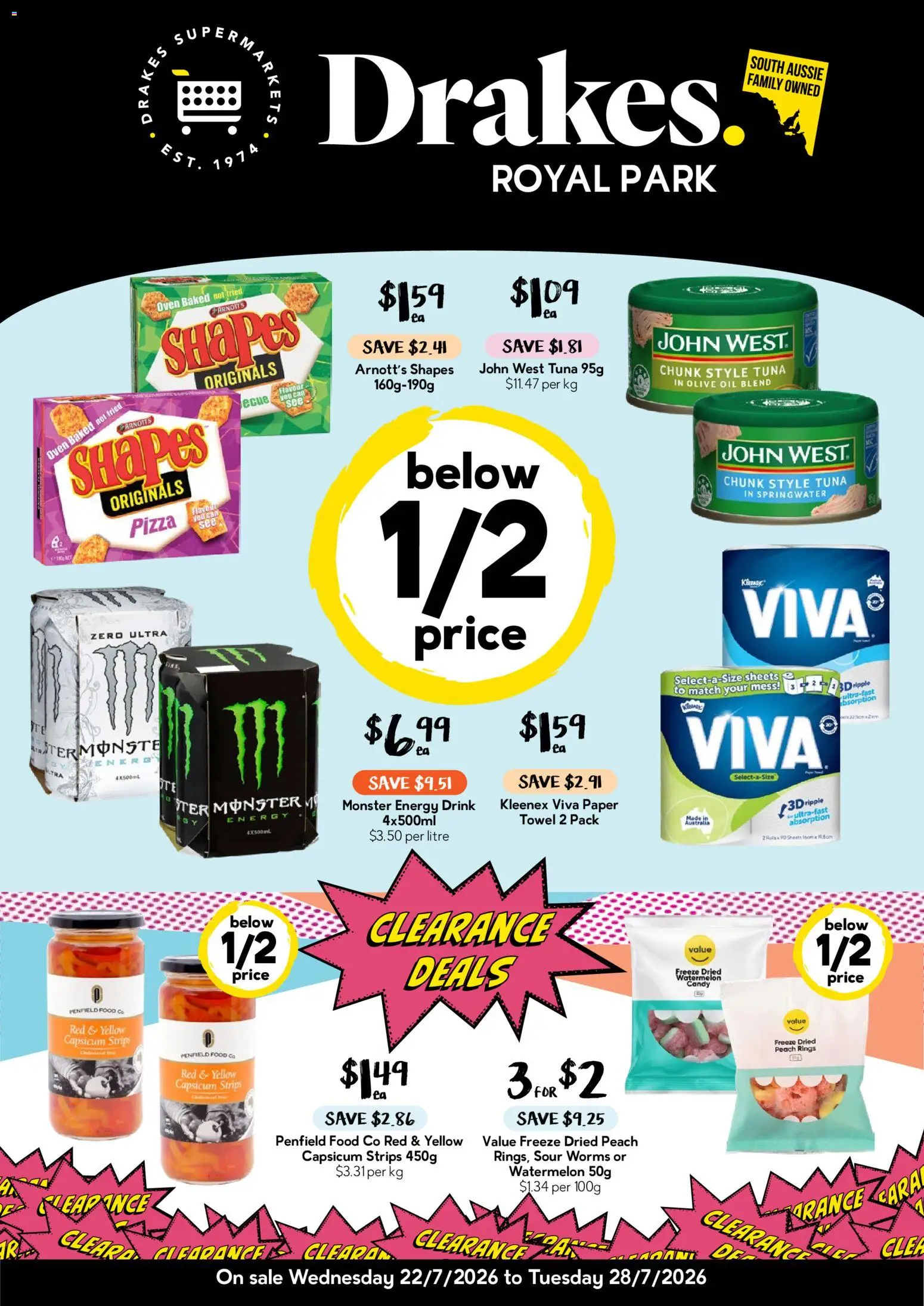 Drakes weekly specials catalogue from 22/07/2026 catalogue cover