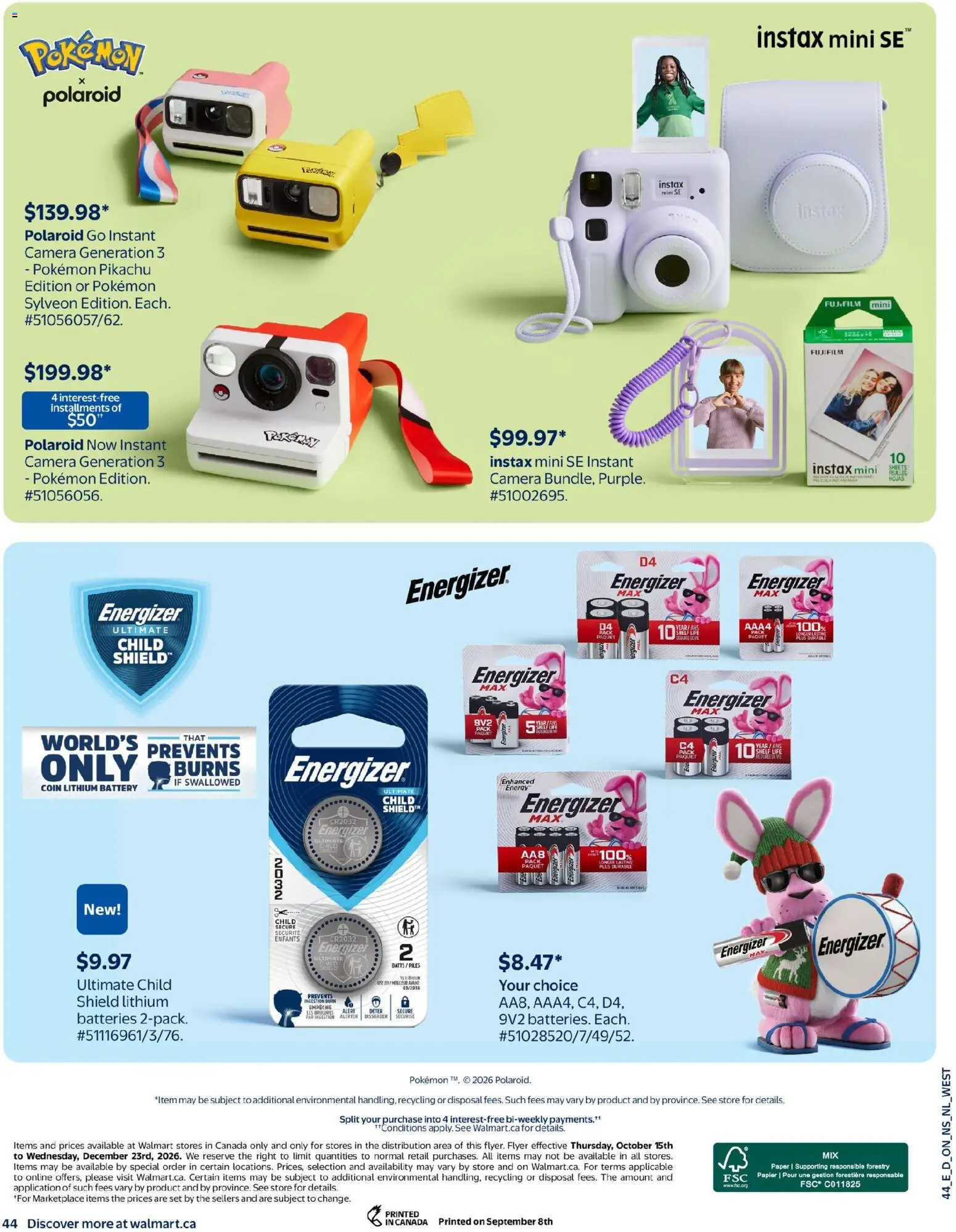 Walmart flyer valid from Oct 15, 2026 | Page: 57