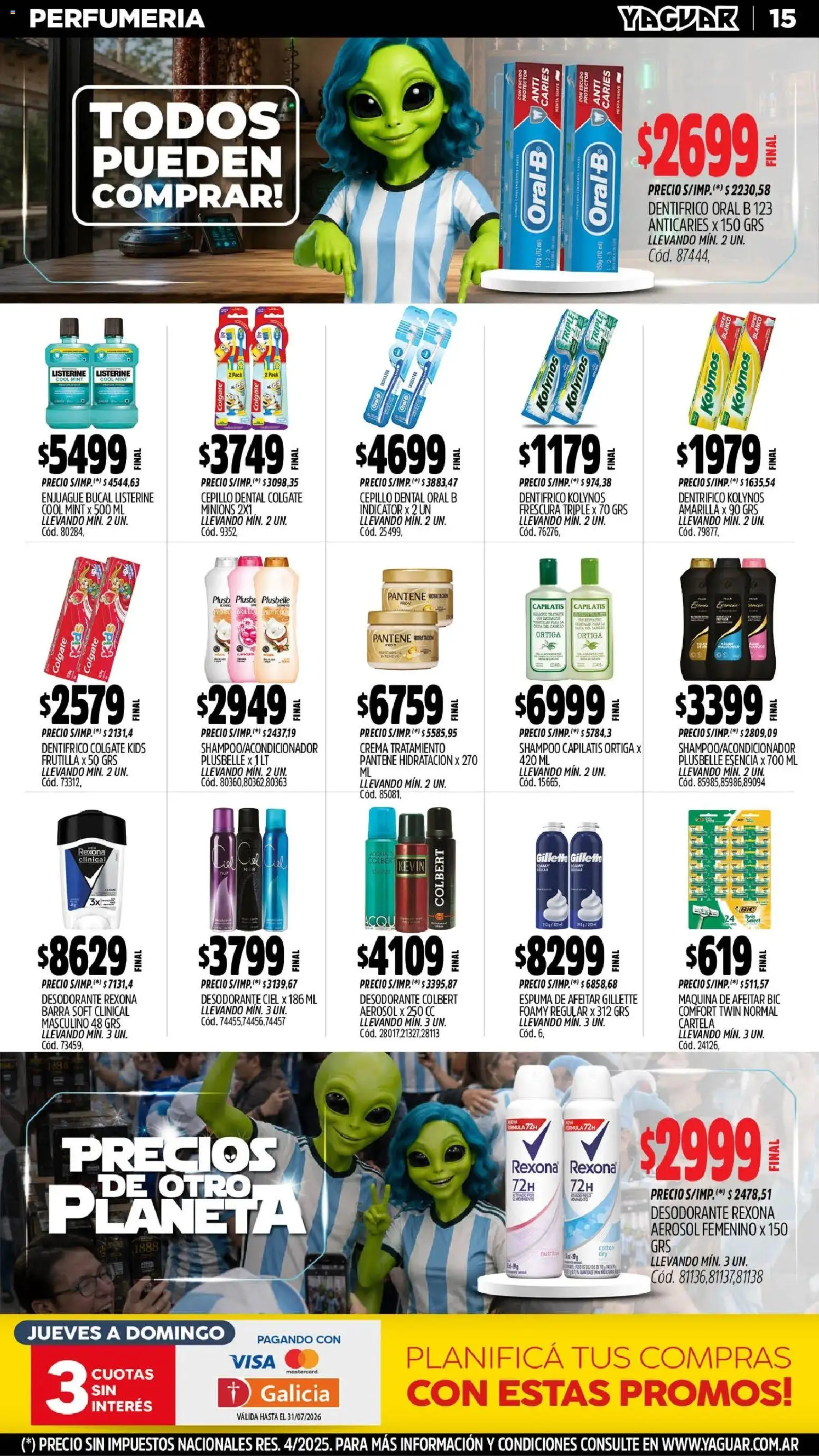 Yaguar - Oferta Semanal San Juan │ válido desde el 29/06/2026 | Página: 16 | Productos: Frutilla, Shampoo, Espuma, Pala