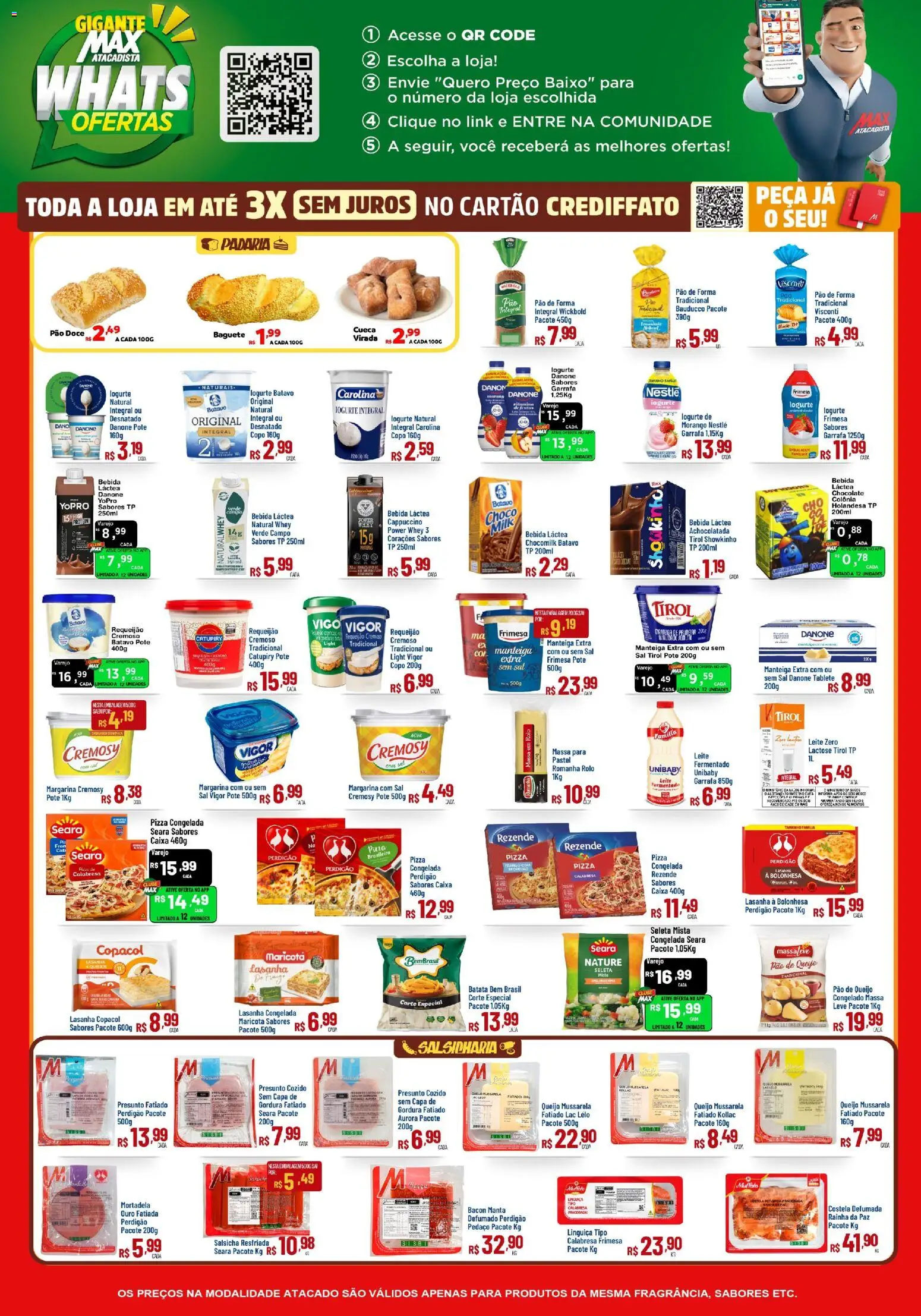 Max Atacadista Folheto - válido de 25/07/2026 | Página: 5 | Produtos: Caixa, Catupiry, Massa, Requeijão