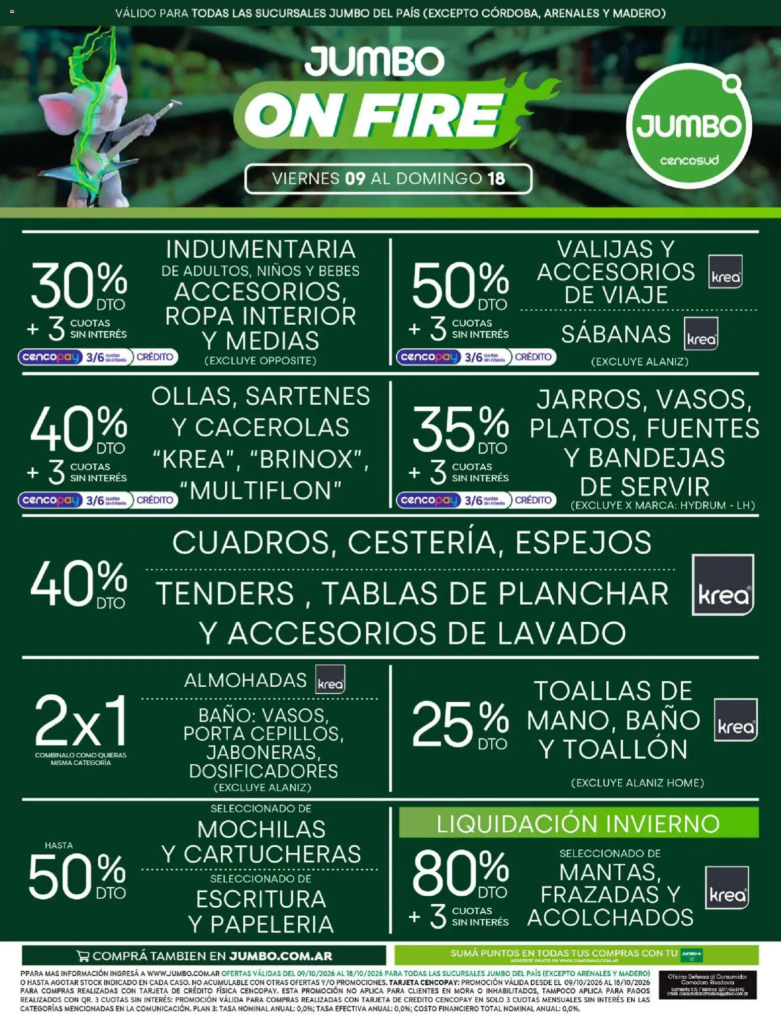 Jumbo - Ofertas   Electro y Hogar │ válido desde el 09/10/2026 | Página: 2
