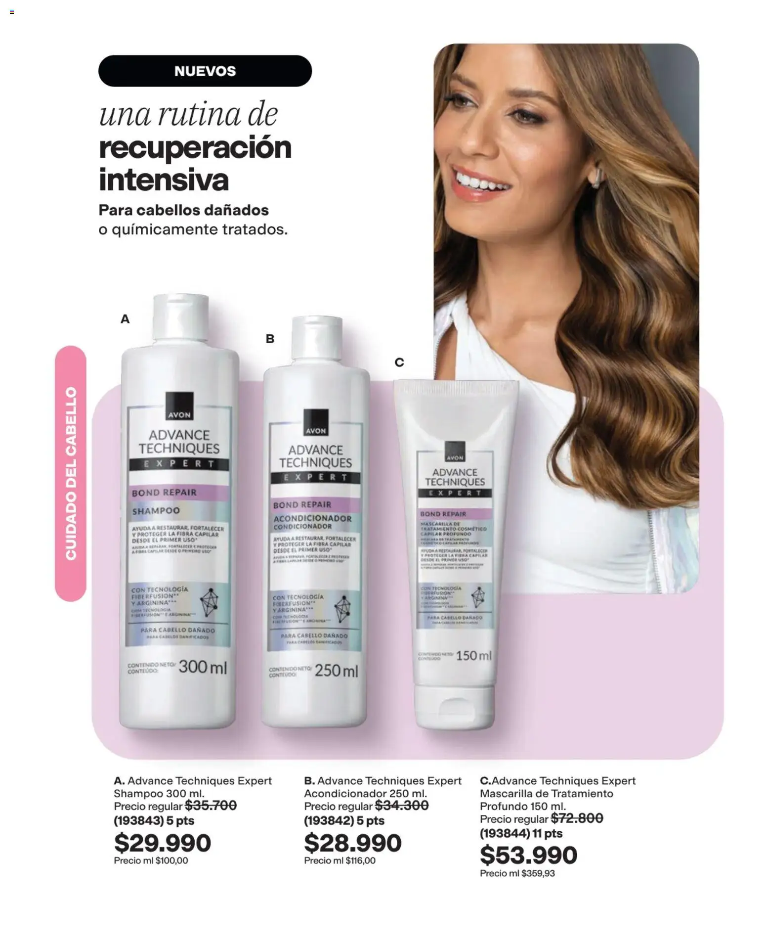 Avon revista - valida desde el 03/08/2026 | Página: 150 | Productos: Shampoo, Mascarilla, Acondicionador